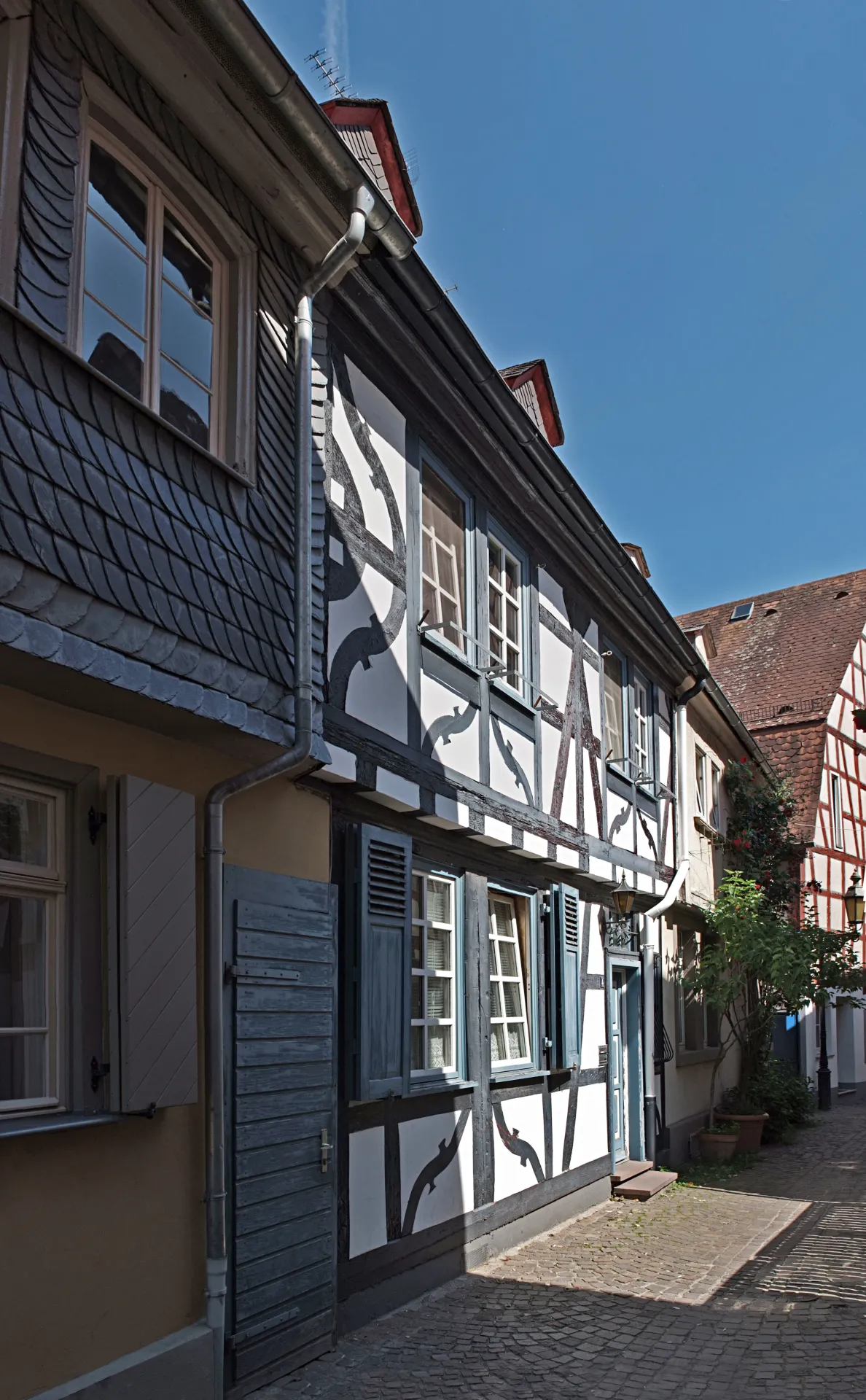 Fachwerkhaus an der Antoniterstraße in Frankfurt Höchst
