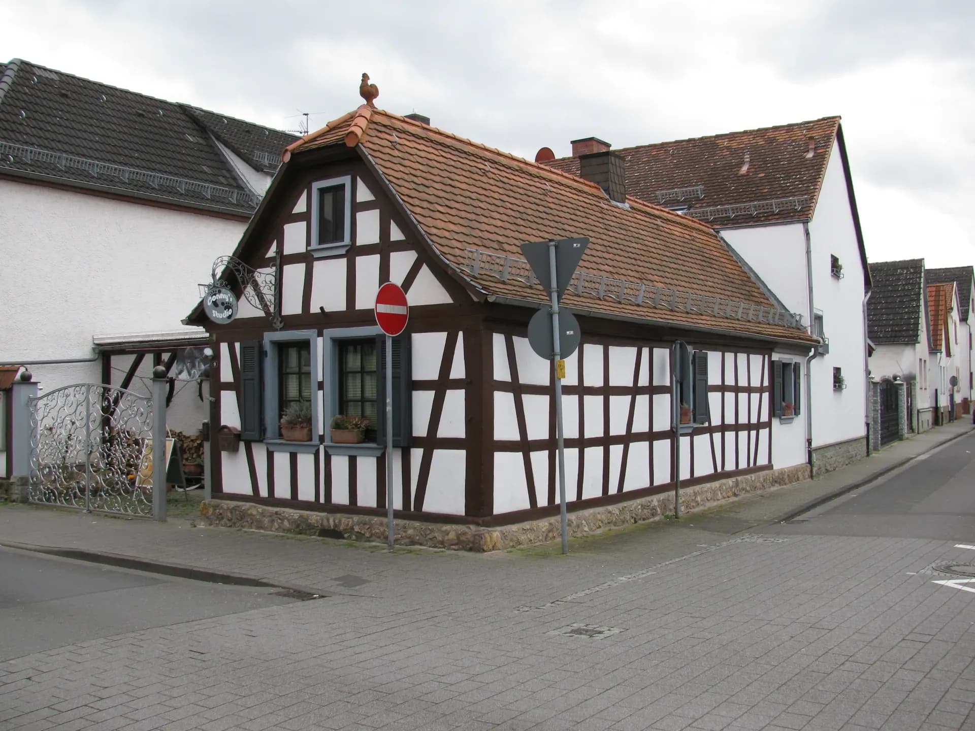 Fachwerkhaus in der Bahnhofstraße in Raunheim