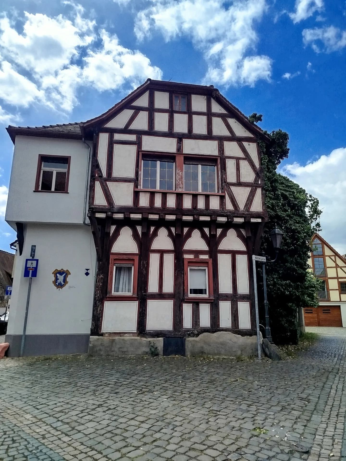 Fachwerkhaus in der Brauhausstraße in Hanau-Steinheim