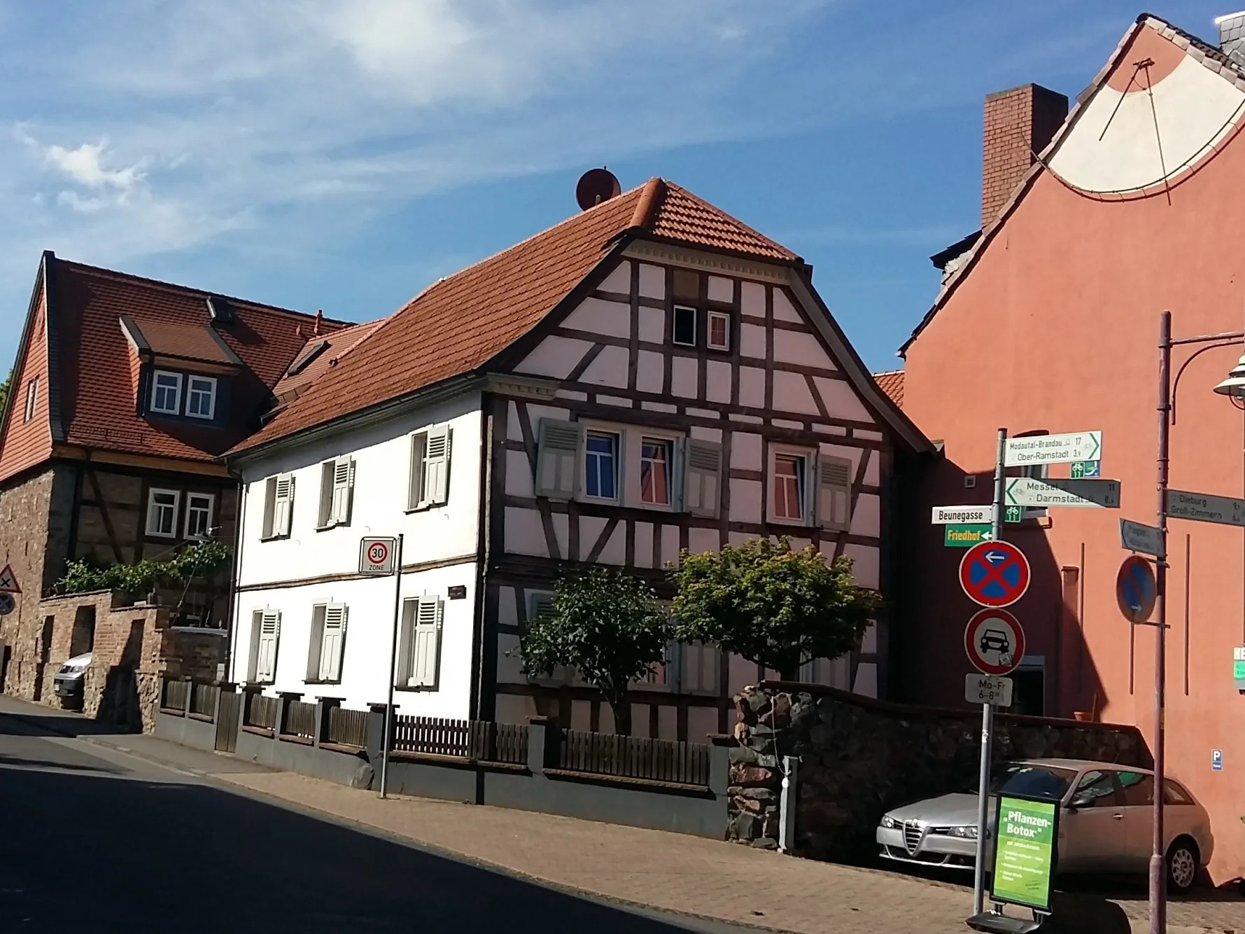 Fachwerkhaus in der Breunegasse in Roßdorf
