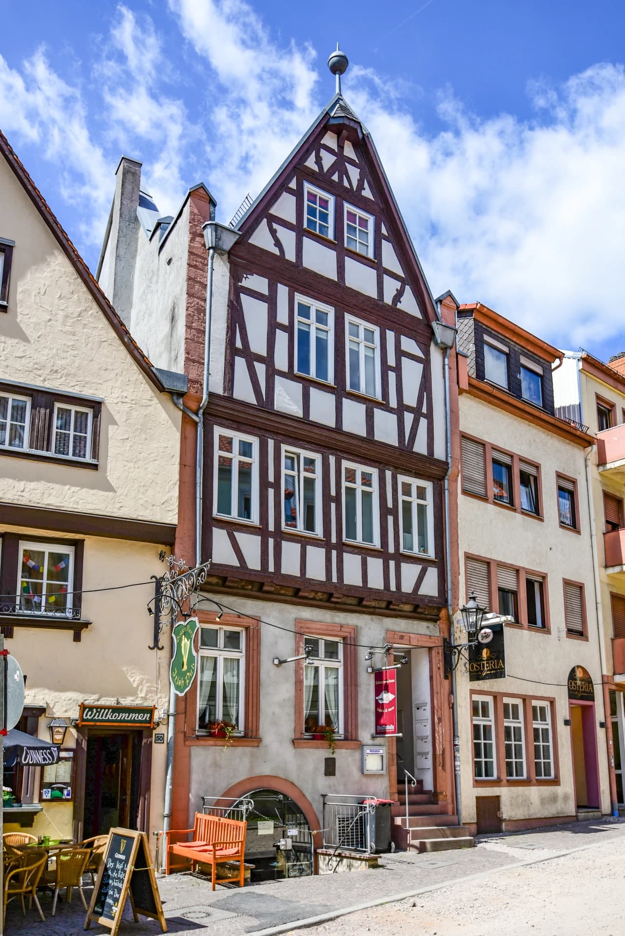 Fachwerkhaus in der Dalbergstraße in Aschaffenburg
