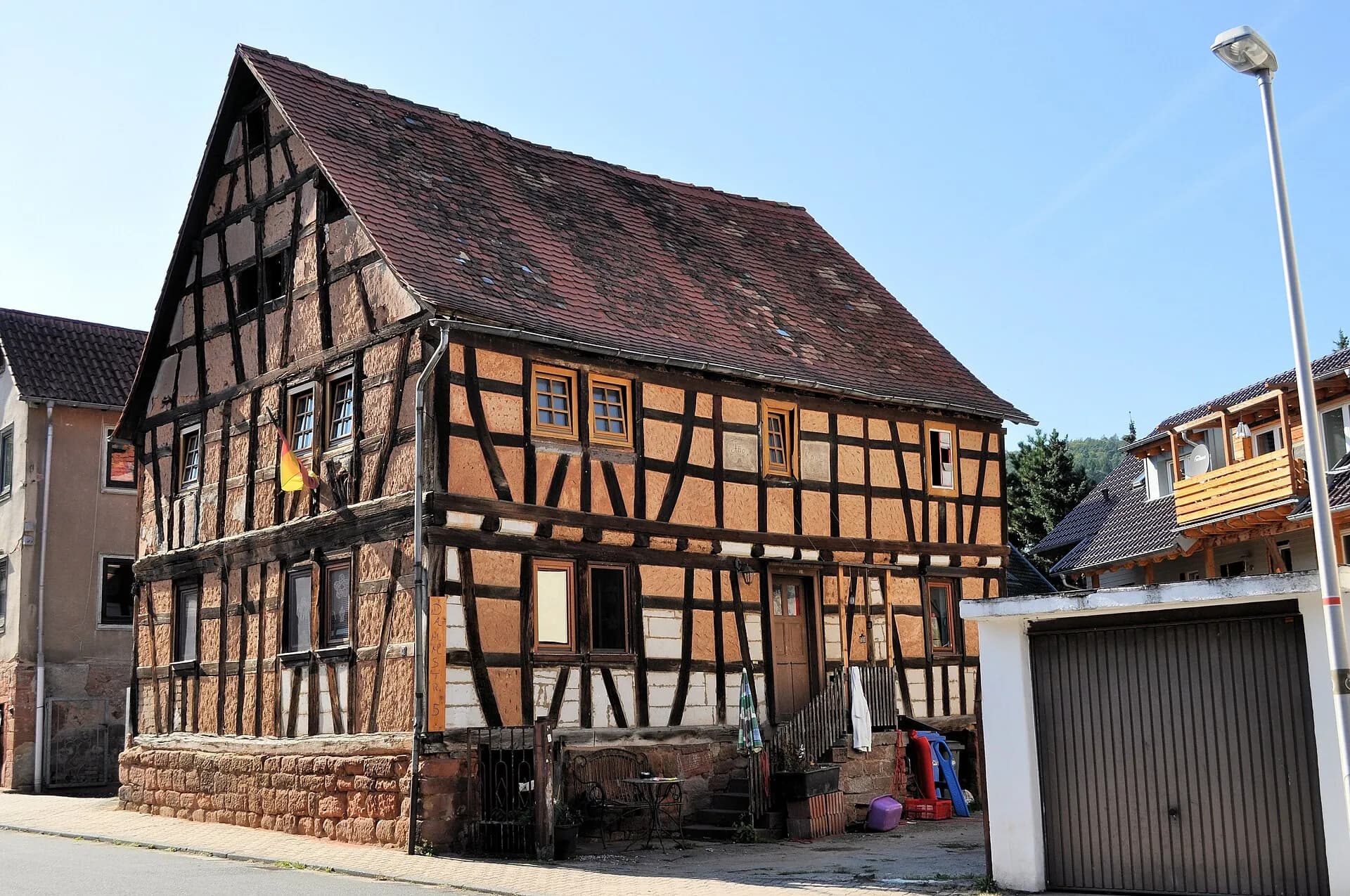 Fachwerkhaus in der Dammstraße in Hainstadt in Breuberg