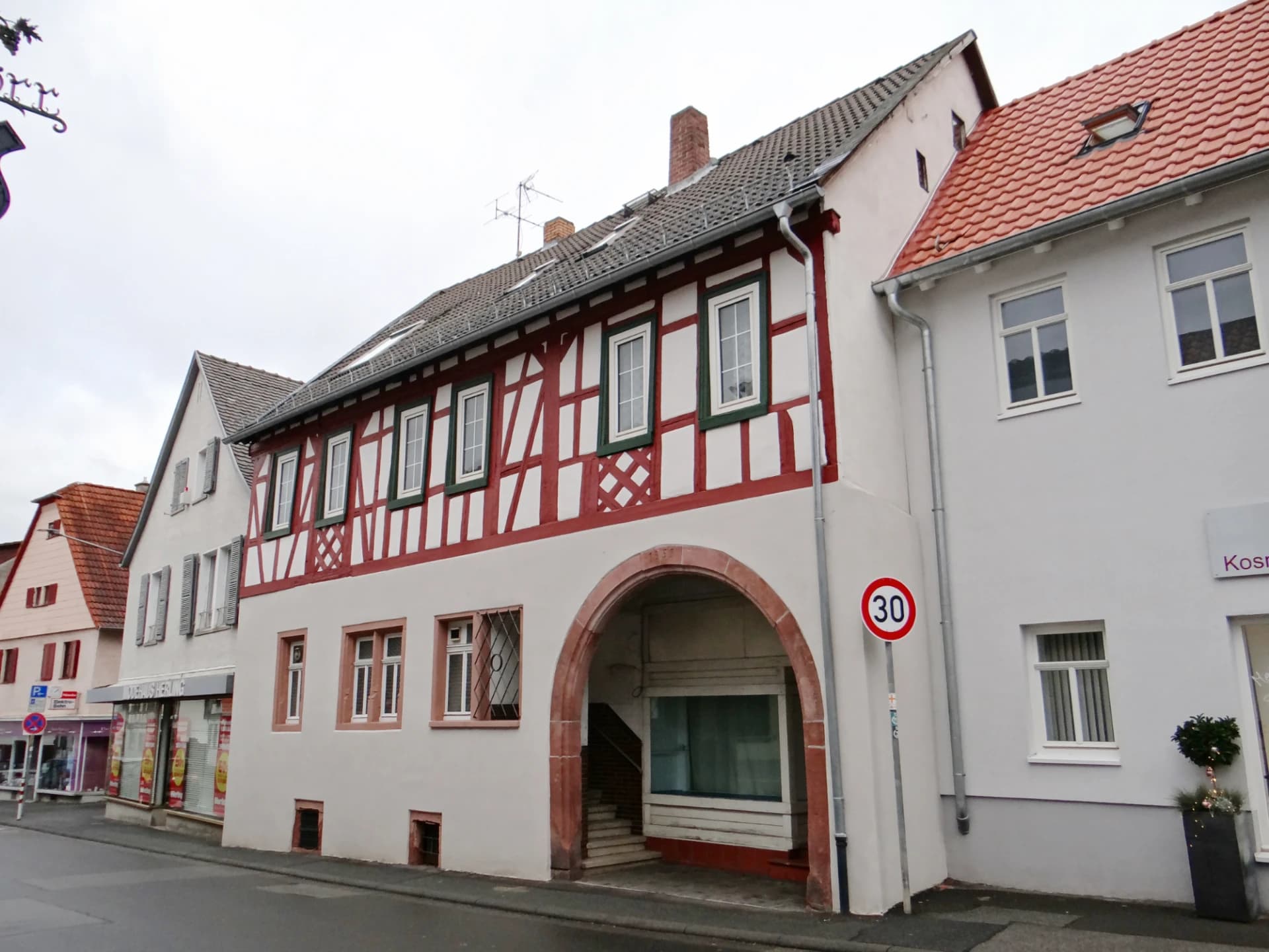 Fachwerkhaus in der Darmstädter Straße in Seeheim-Jugenheim