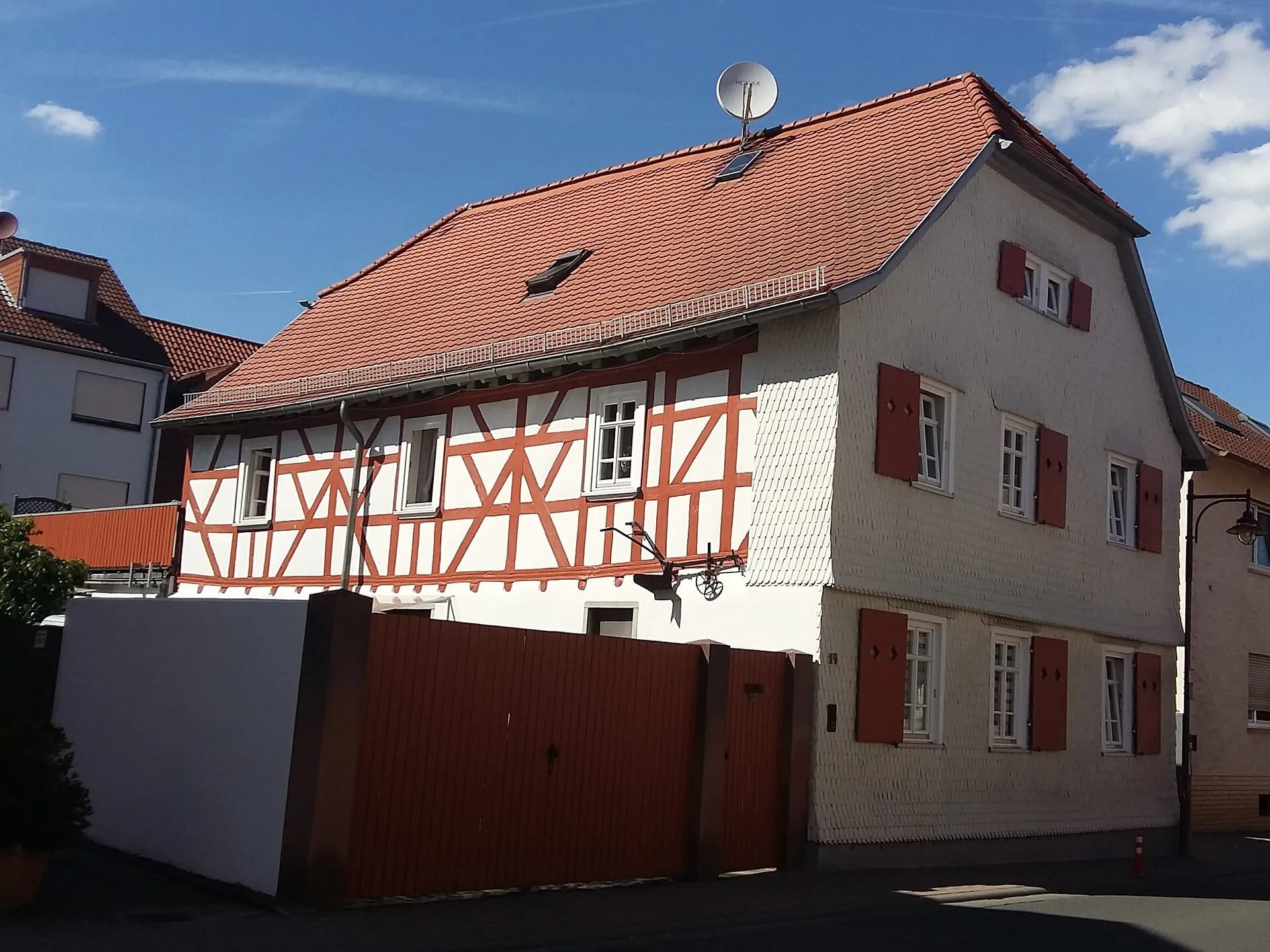 Fachwerkhaus in der Dieburger Straße in Roßdorf