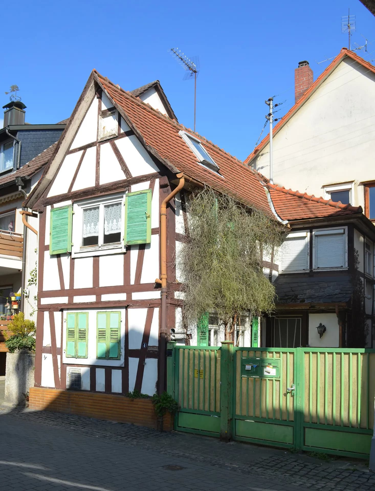 Fachwerkhaus in der Draisbornstraße in Frankfurt Seckbach