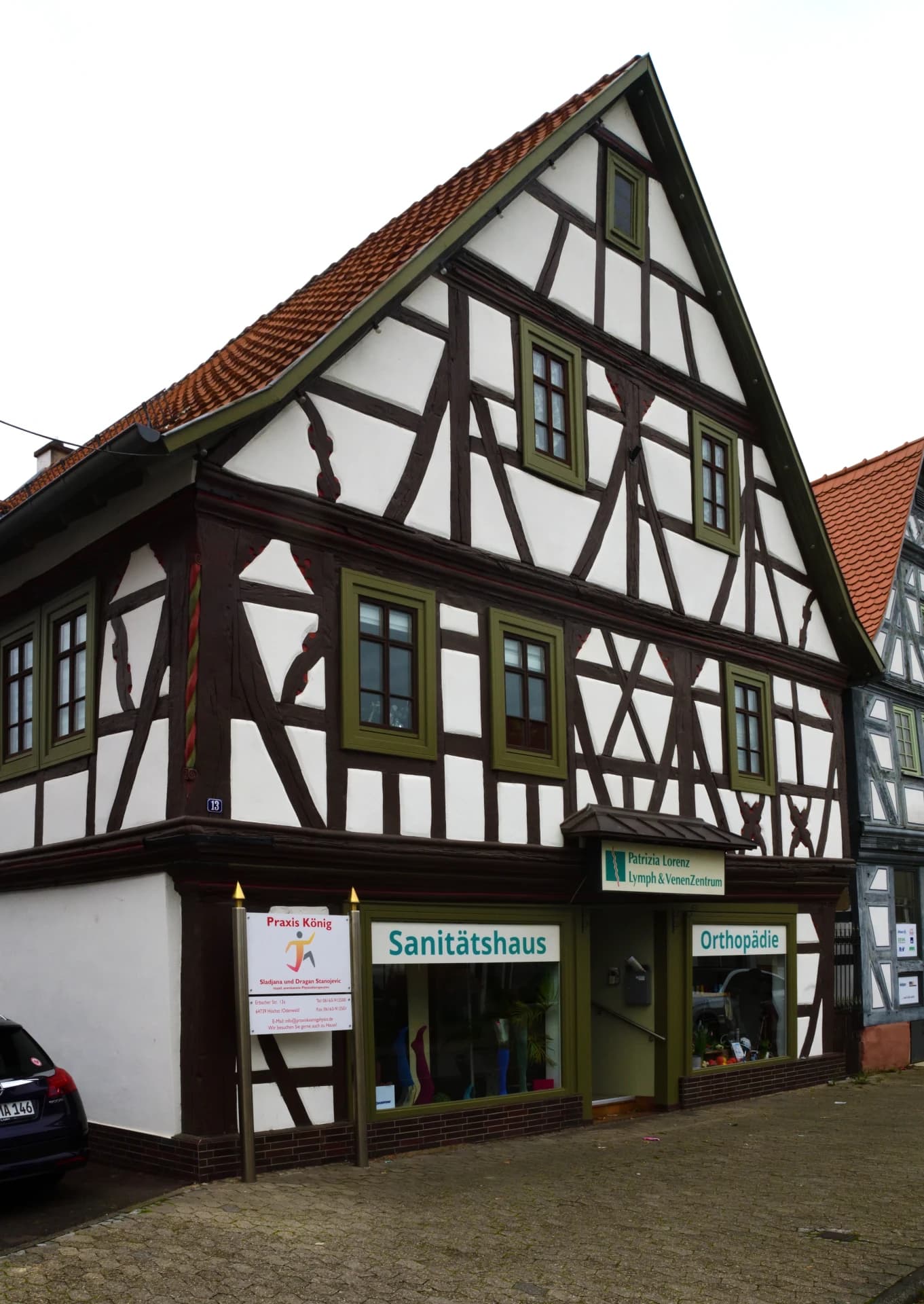 Fachwerkhaus in der Erbacher Straße 13 in Höchst im Odenwald