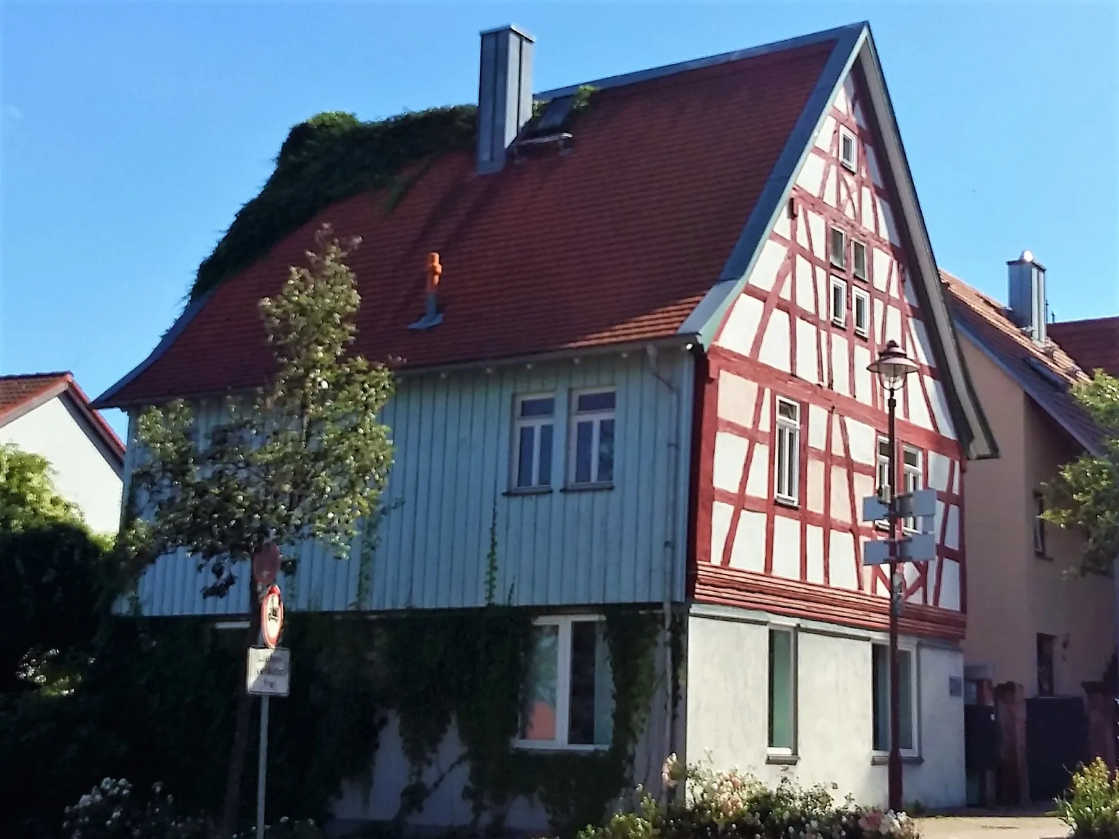 Fachwerkhaus in der Erbacher Straße in Roßdorf