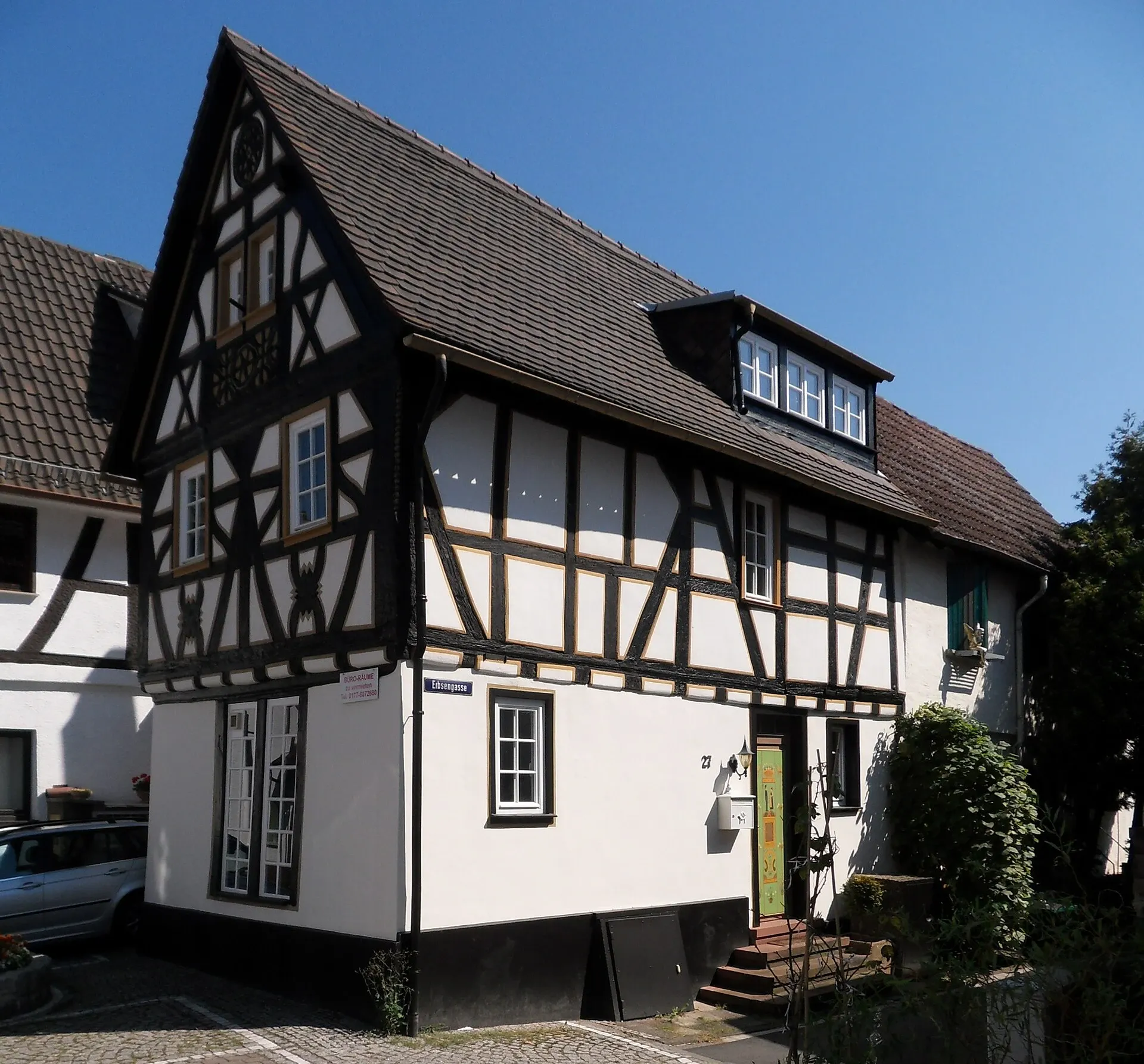 Fachwerkhaus Erbsengasse 27 in Dreieich-Dreieichenhain