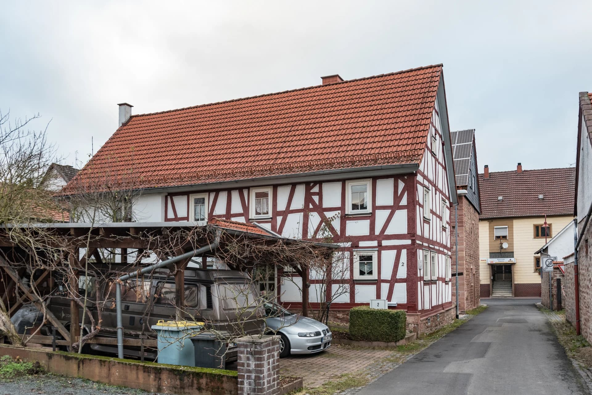 Fachwerkhaus in der Erbsengasse in Biebergemünd-Wirtheim