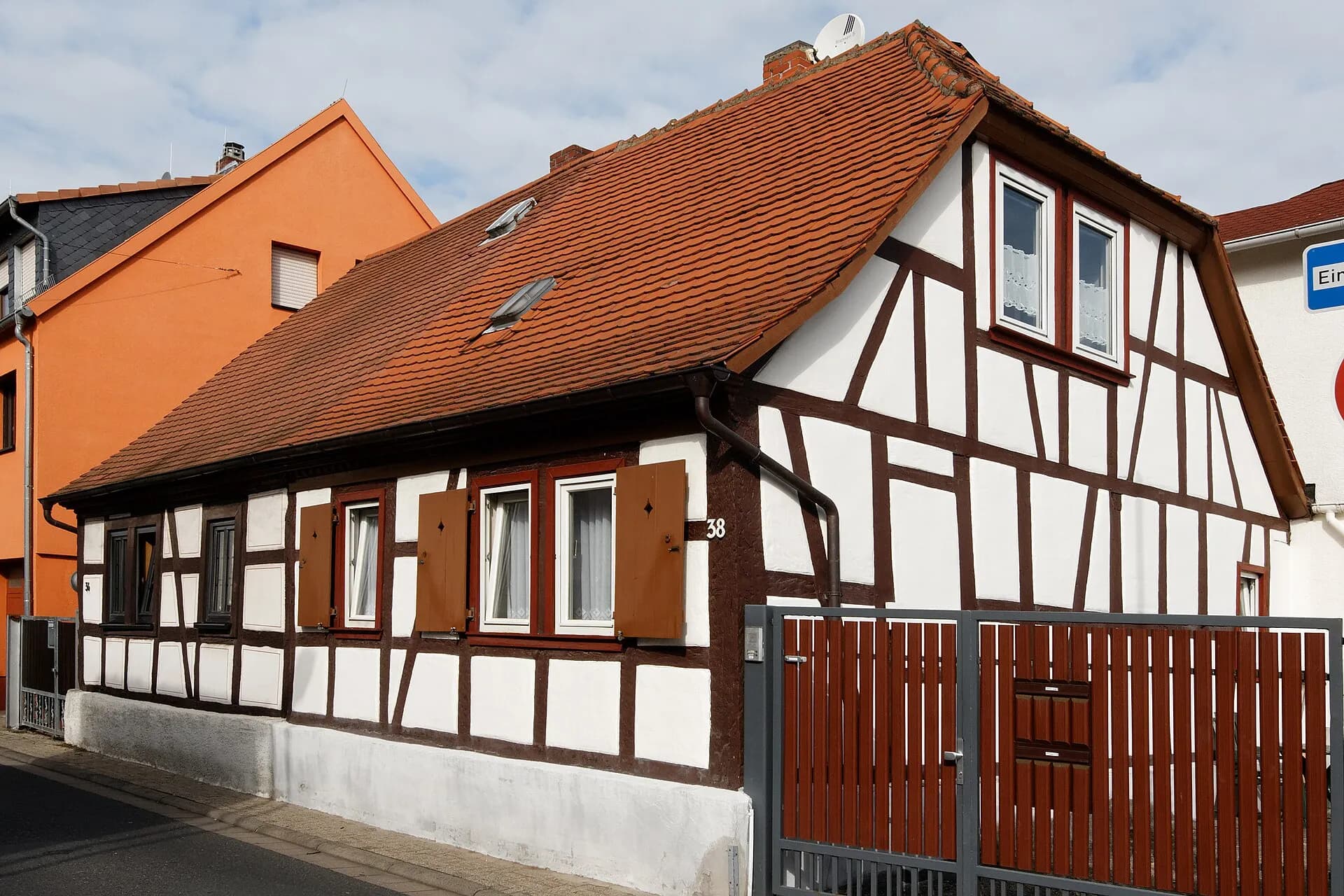 Fachwerkhäuser in der Ernst-Ludwig-Straße 36 und 38 in Egelsbach