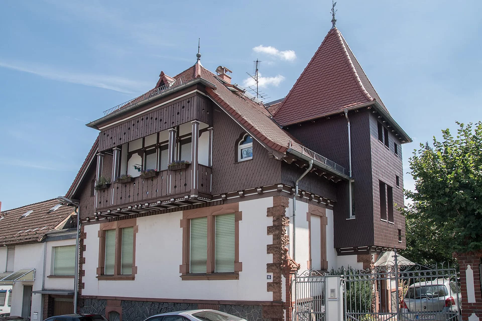 Fachwerkhaus an der Ernst-Ludwig-Straße 16 in Ober-Ramstadt