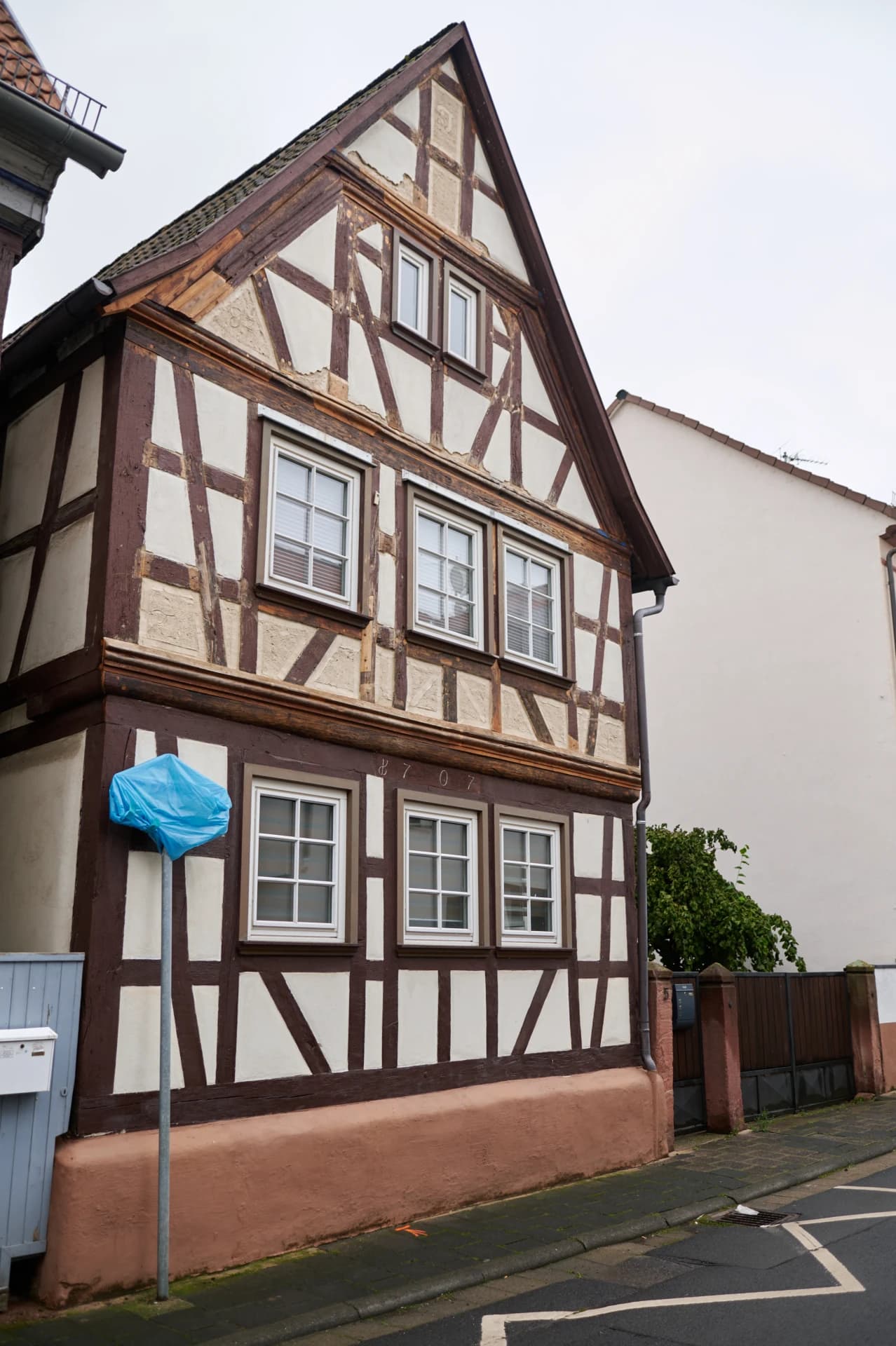 Fachwerkhaus von 1707 in der Eugen-Kaiser-Straße in Nidderau-Windecken