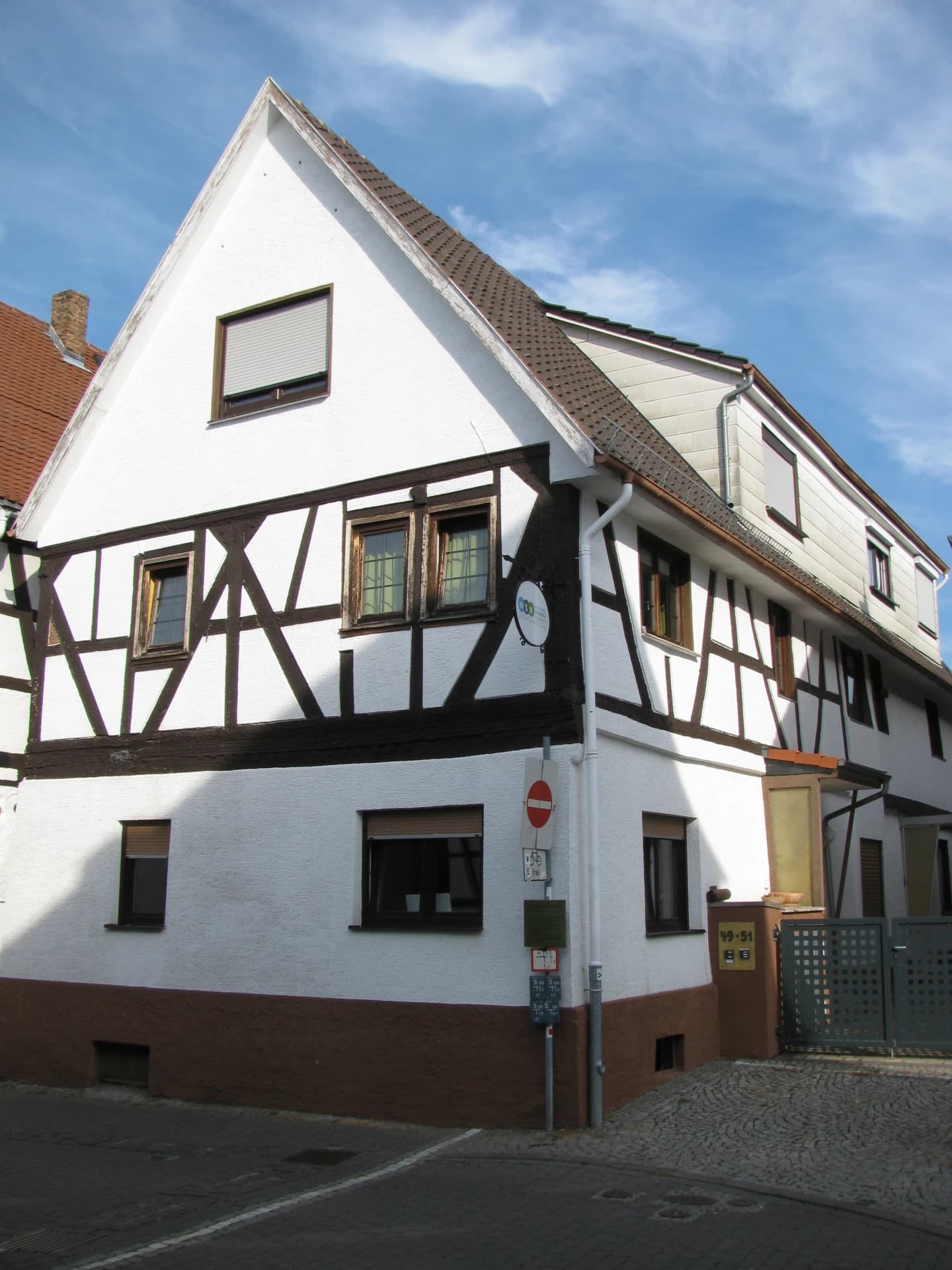 Fachwerkhaus Fahrgasse 49 in Dreieich-Dreieichenhain