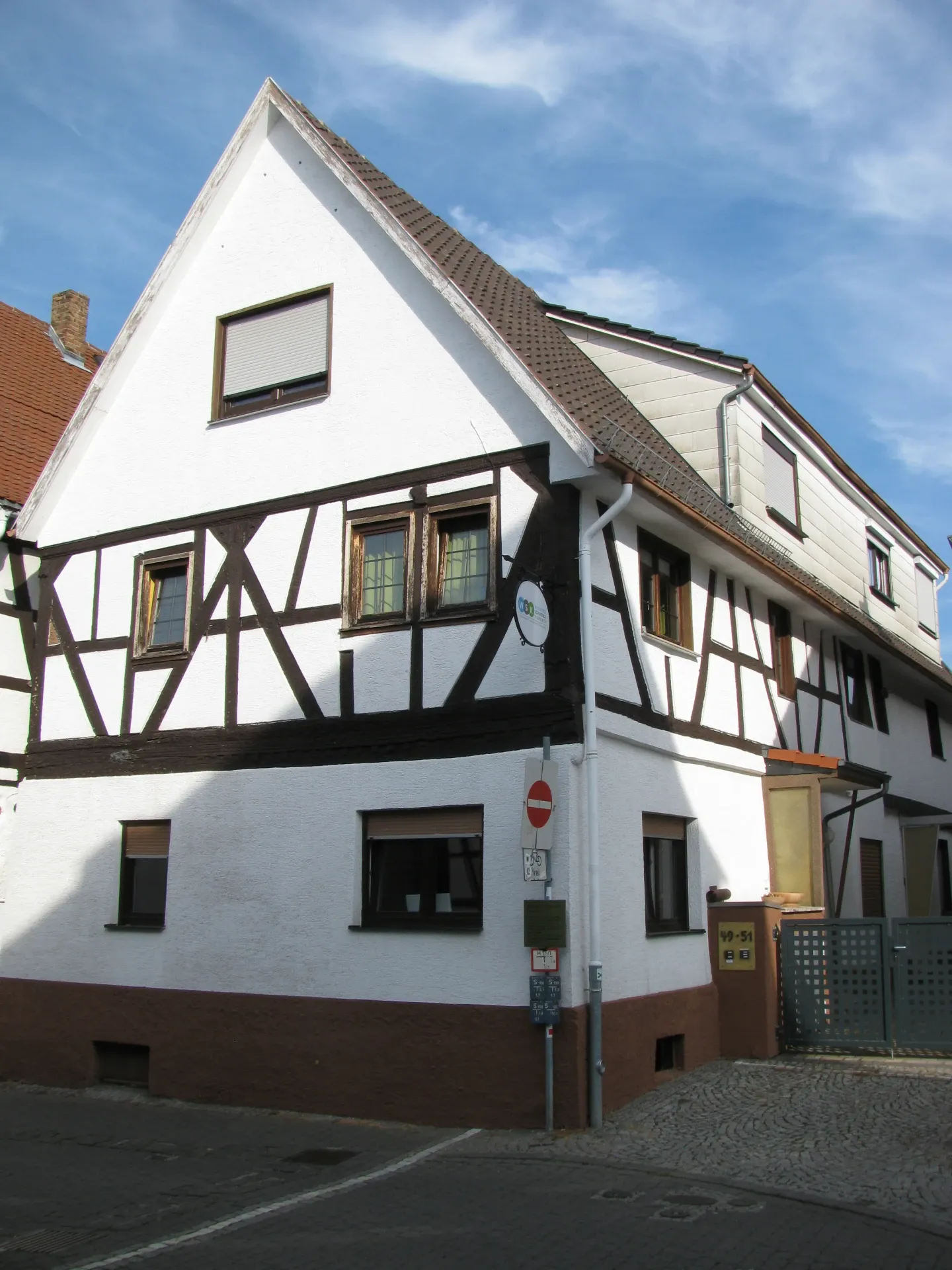 Fachwerkhaus Fahrgasse 49 in Dreieich-Dreieichenhain