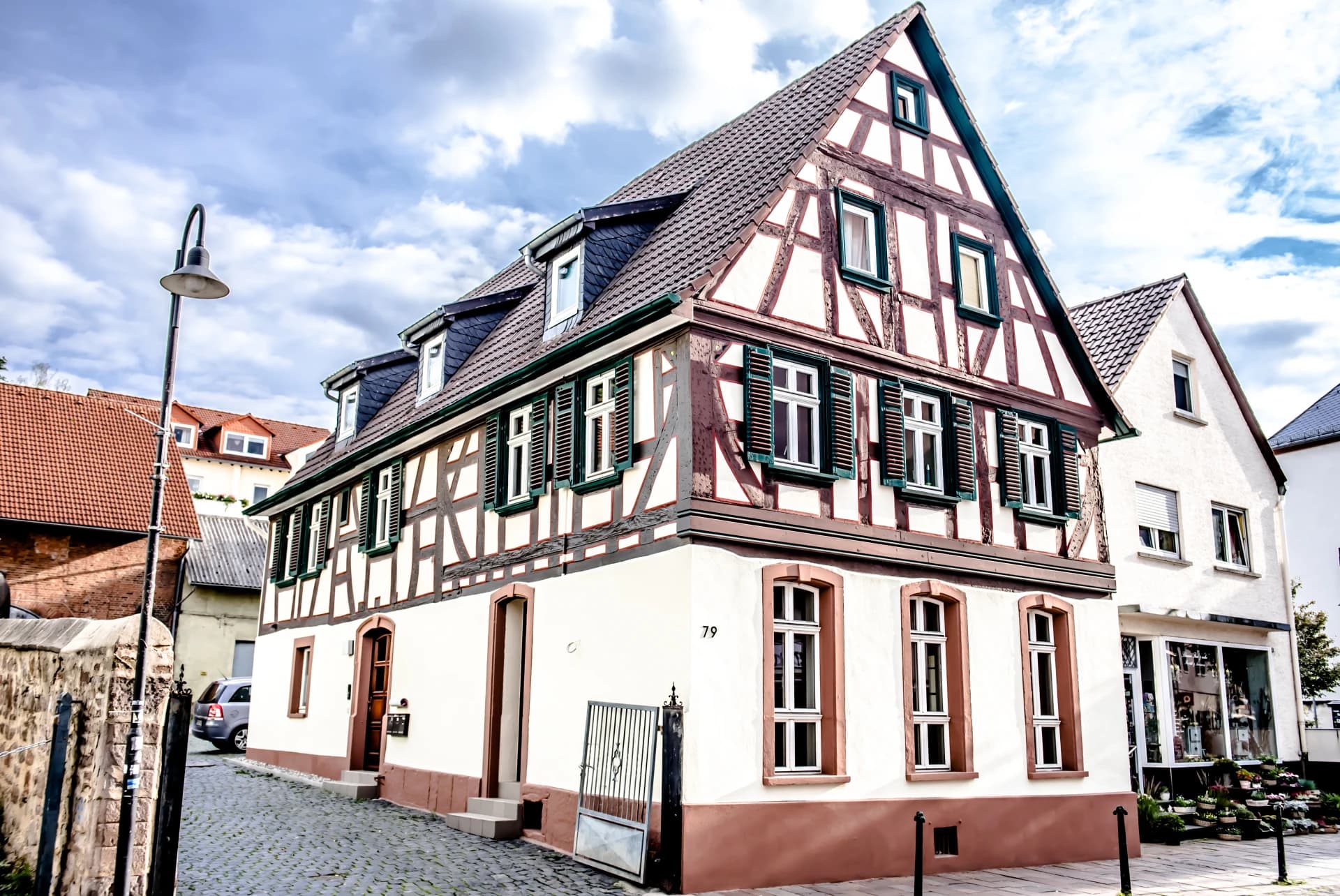 Saniertes Fachwerkhaus in der Frankfurter Straße in Bad Vilbel