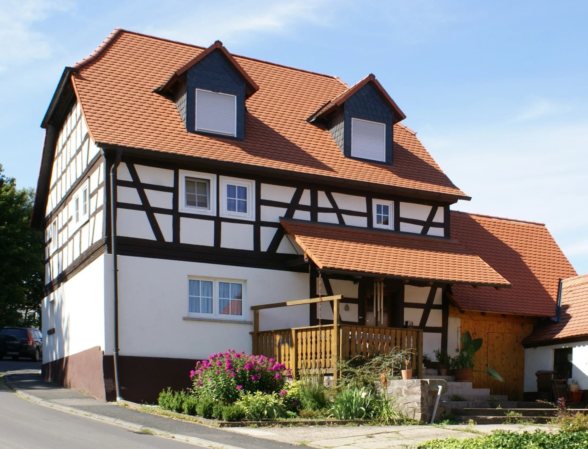 Fachwerkhaus in der Friedhofstraße in Mömbris