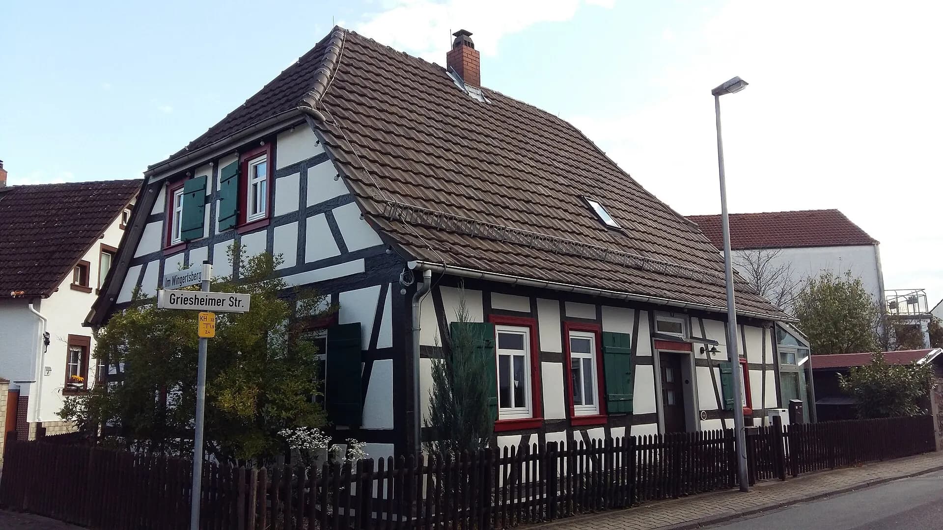 Fachwerkhaus in der Griesheimer Straße in Weiterstadt