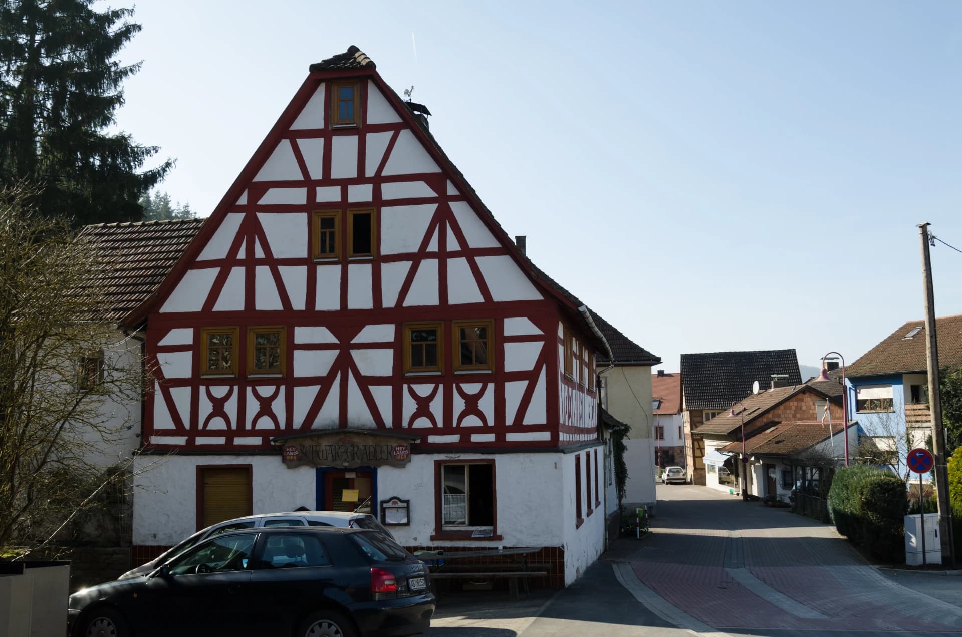 Fachwerkhaus Alter Weg im Ortsteil Hain in Laufach