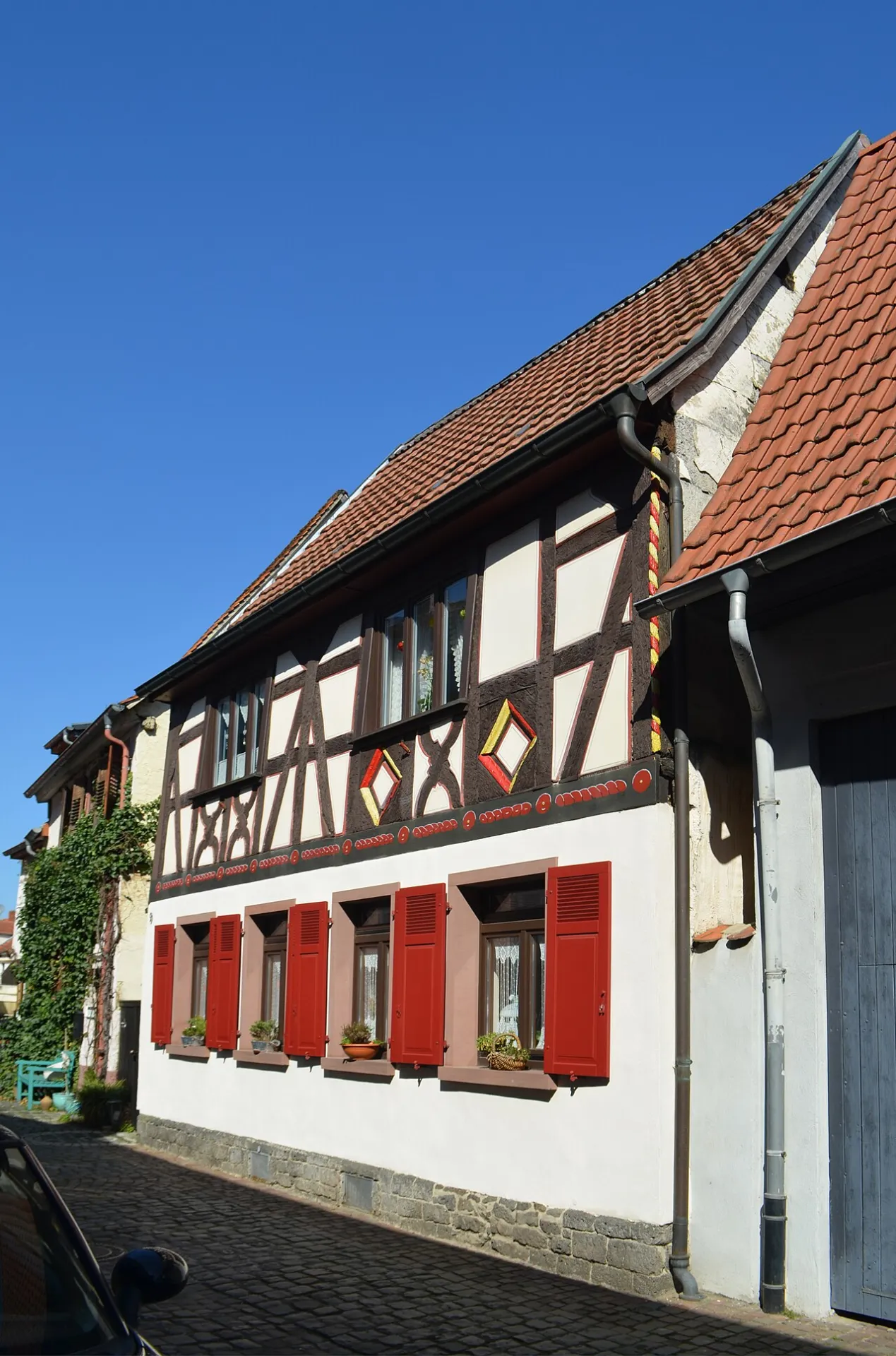Fachwerkhaus in der Harmoniestraße in Hanau-Steinheim