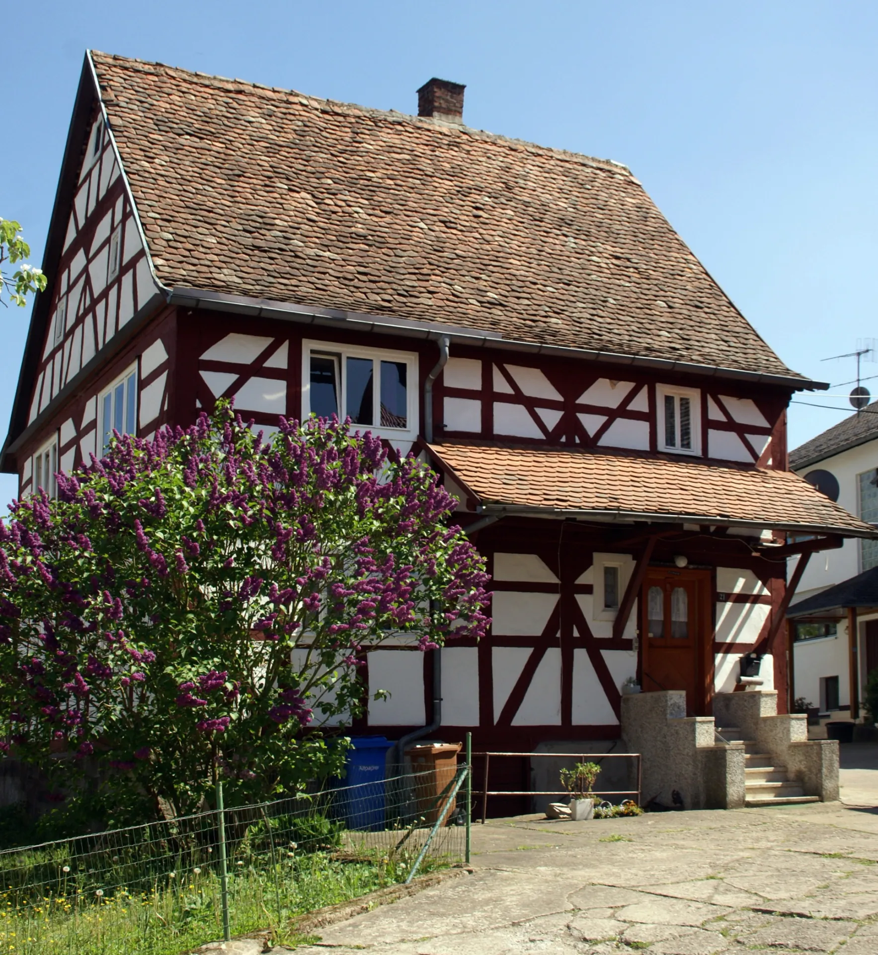 Fachwerkhaus in der Hauptstraße 21 in Schöllkrippen-Schneppenbach