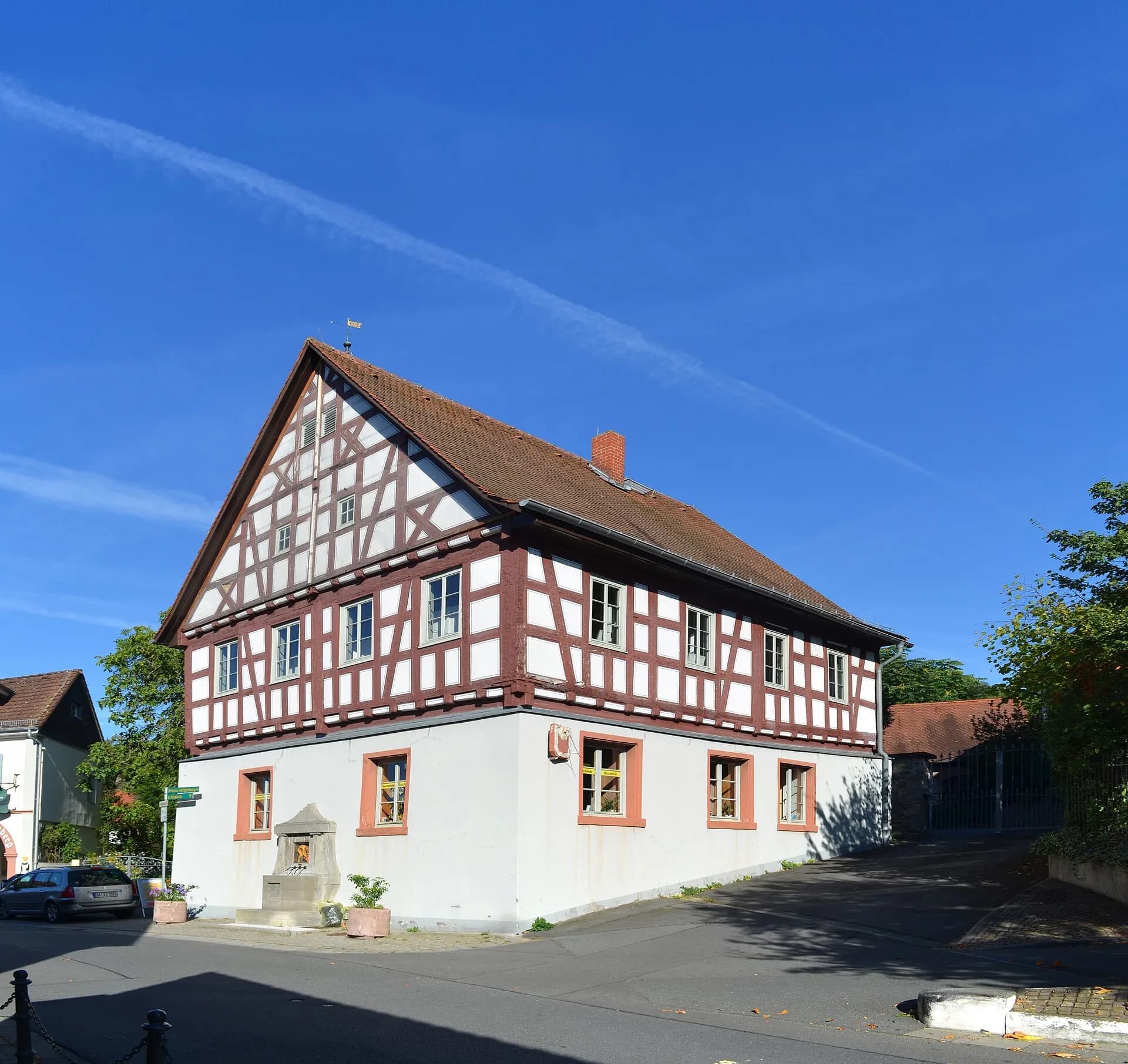 Fachwerkhaus in der Hauptstraße im Ortsteil Jugenheim in Seeheim-Jugenheim