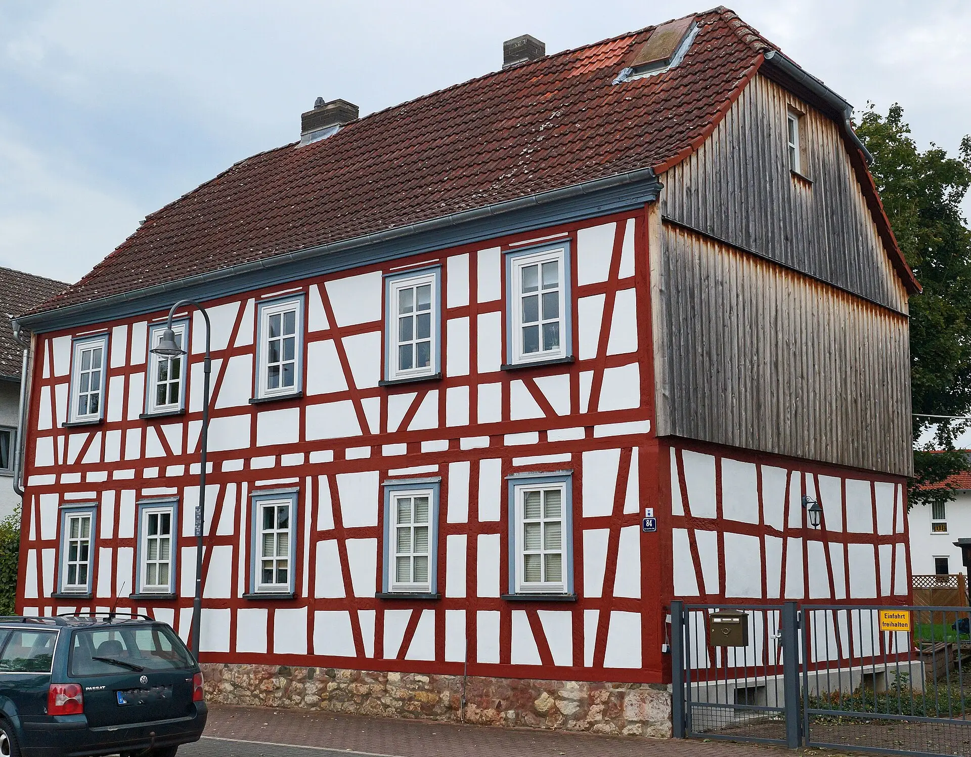 Fachwerkhaus an der Hauptstraße in Okarben, Karben