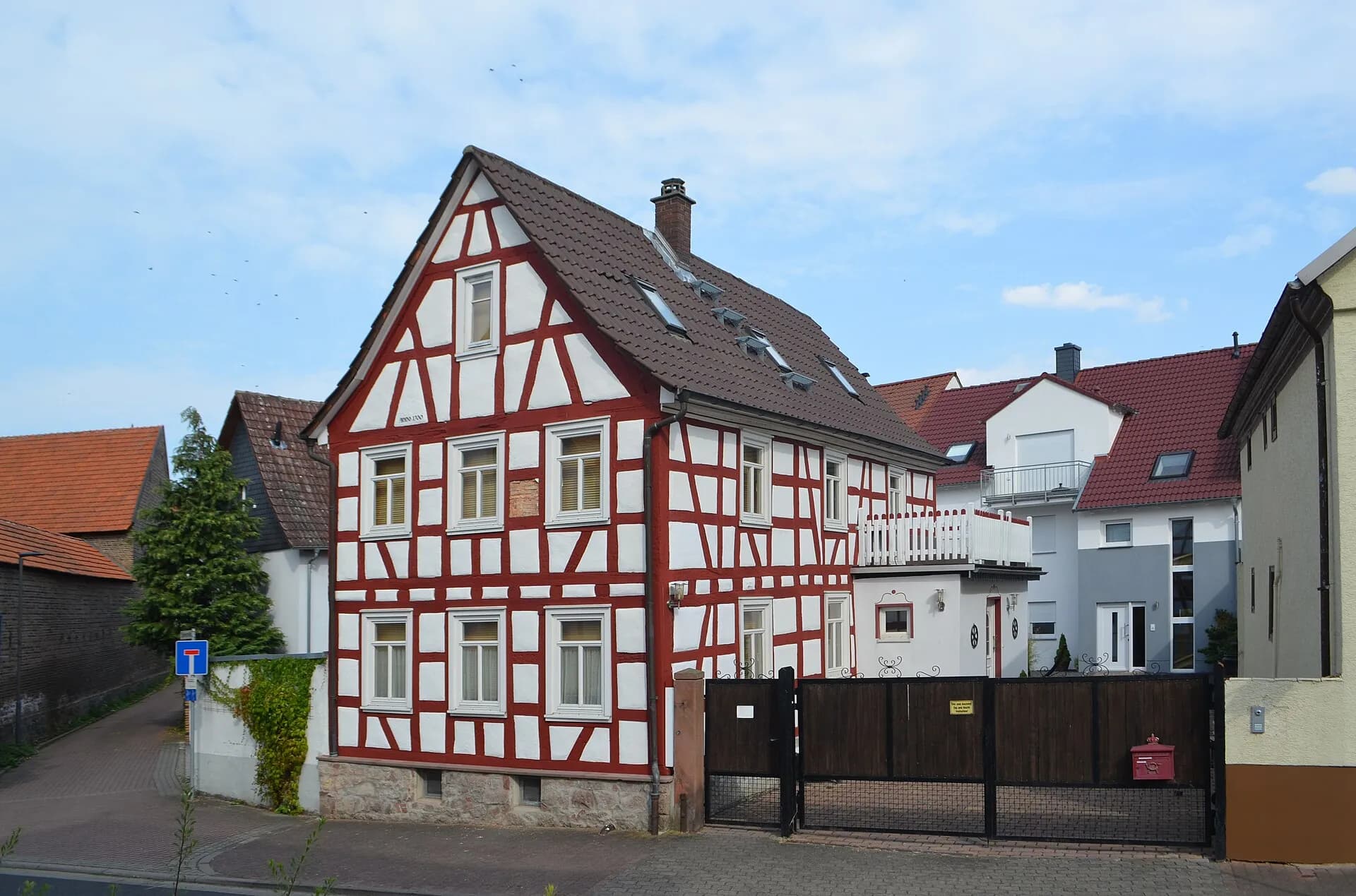 Fachwerkhaus in der Hauptstraße in Gronau