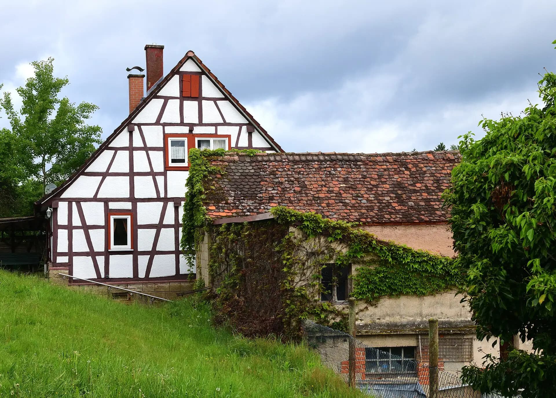 Fachwerkhaus in der Höchster Straße im Ortsteil Breitenbrunn in Lützelbach