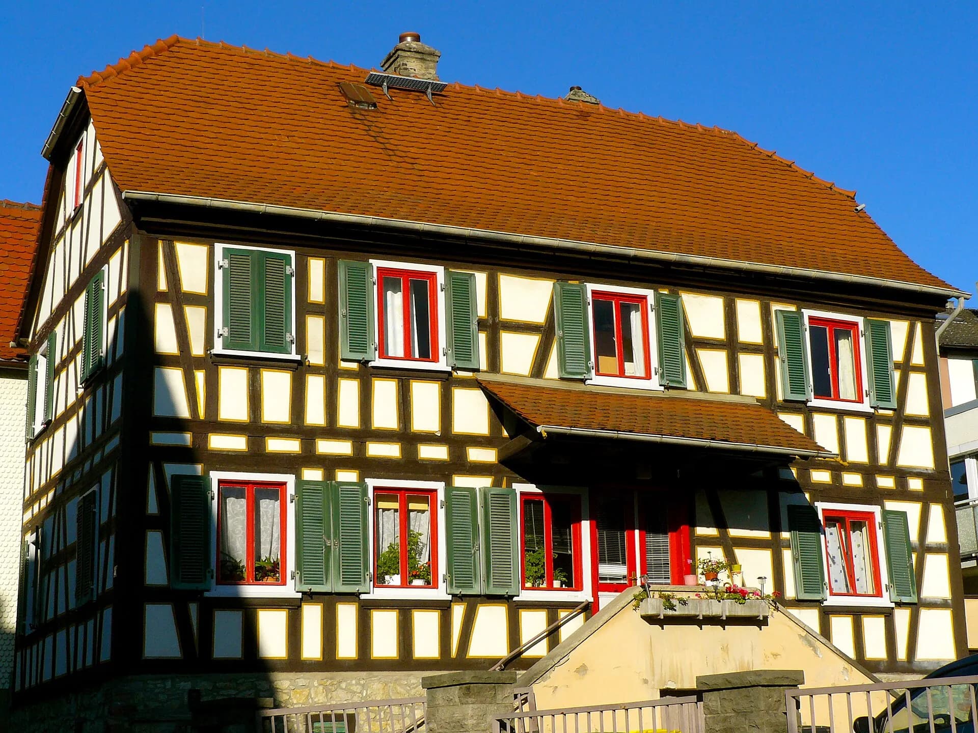 Fachwerkhaus in der Hofhausstraße in Frankfurt Seckbach