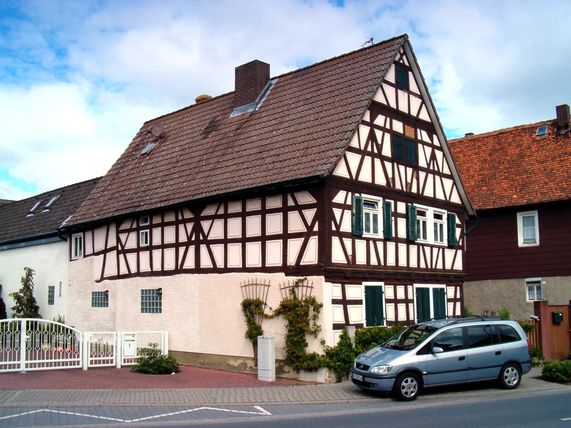 Fachwerkhaus einer alten Hofreite in Rodgau