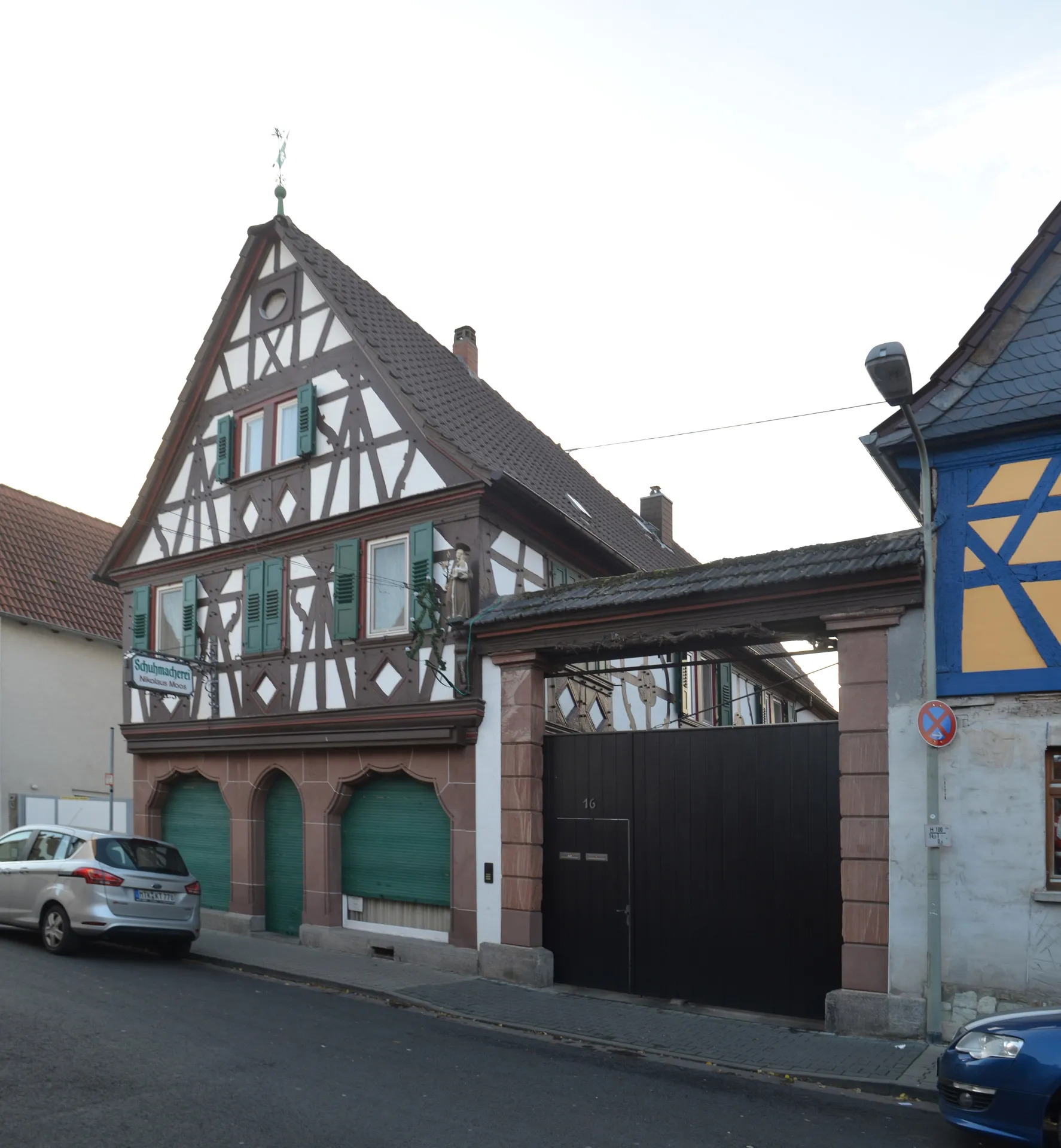 Fachwerkhaus Huthmacherstraße 16 in Frankfurt Sindlingen