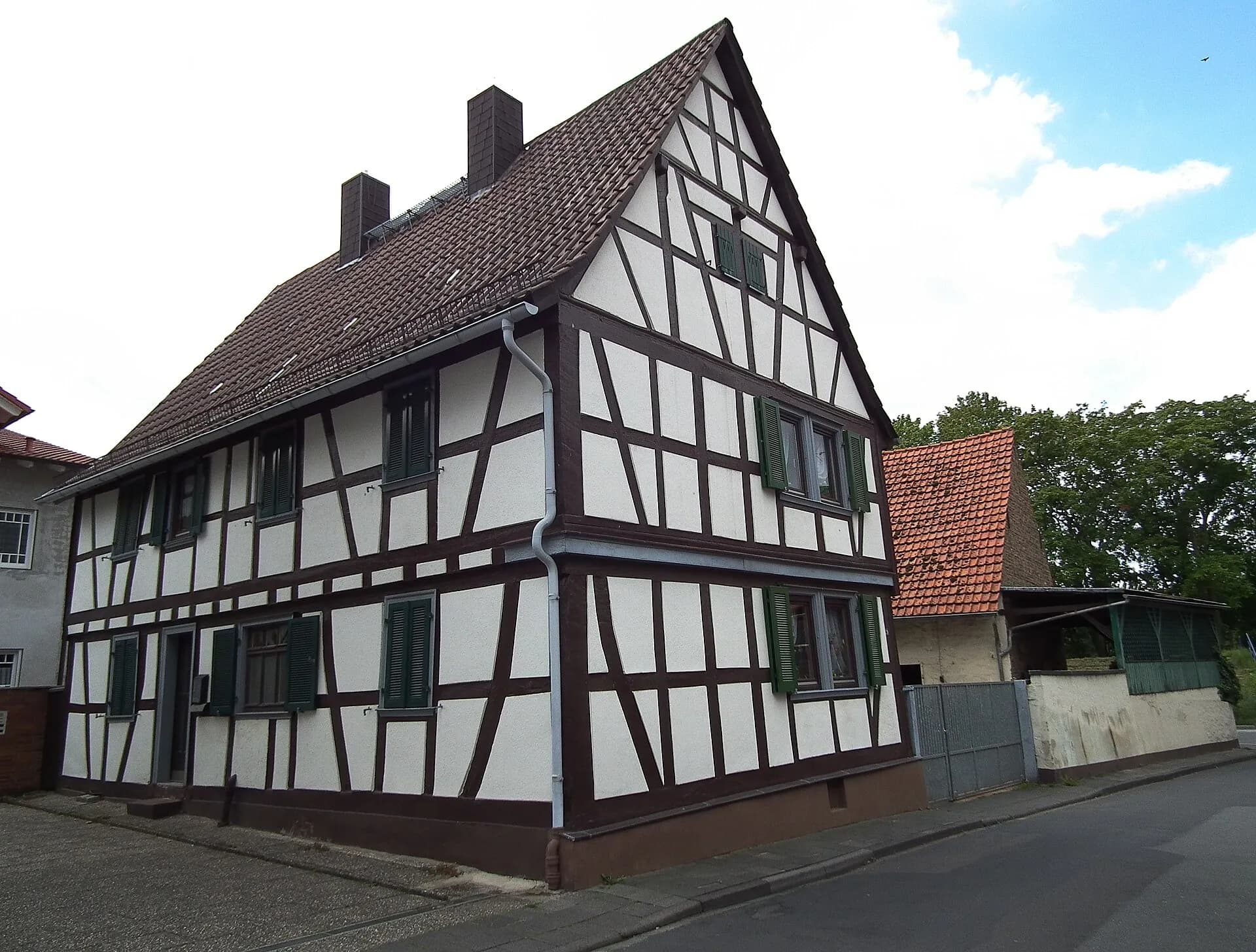 Fachwerkhaus im Ortskern von Offenbach-Bürgel