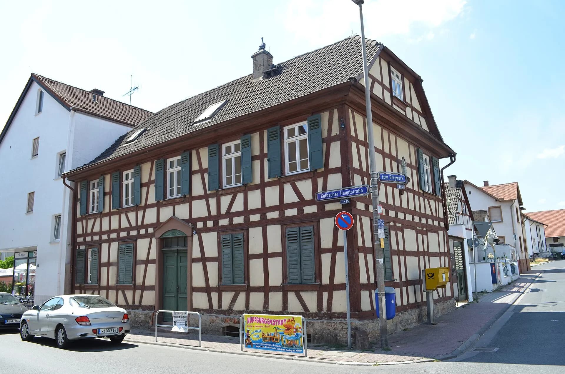 Fachwerkhaus an der Kalbacher Hauptstraße in Frankfurt Kalbach-Riedberg