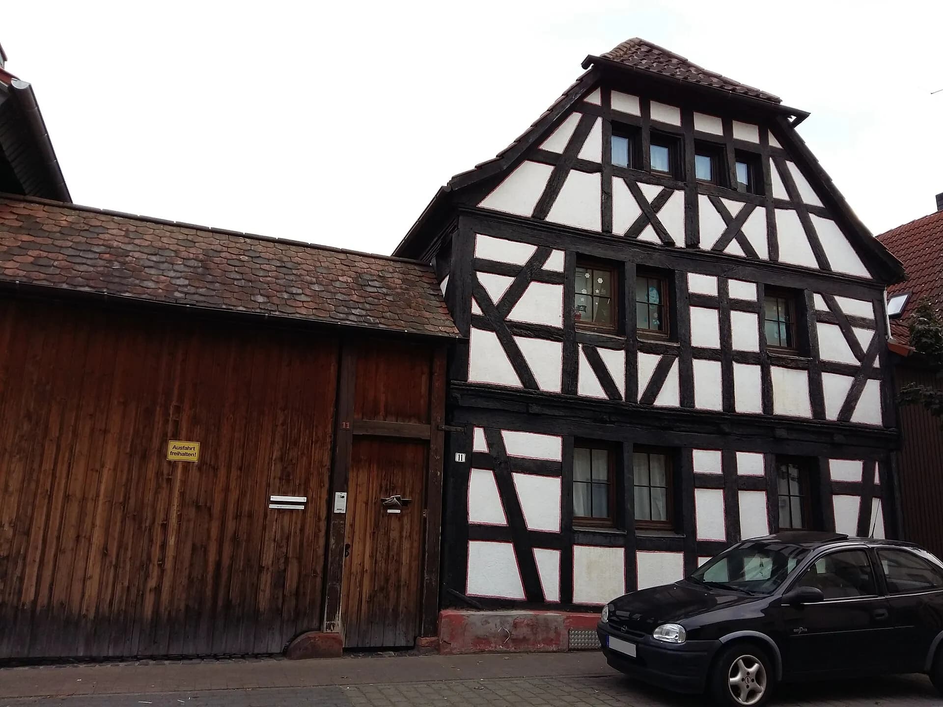 Fachwerkhaus in der Kirchstraße 11 in Groß-Zimmern
