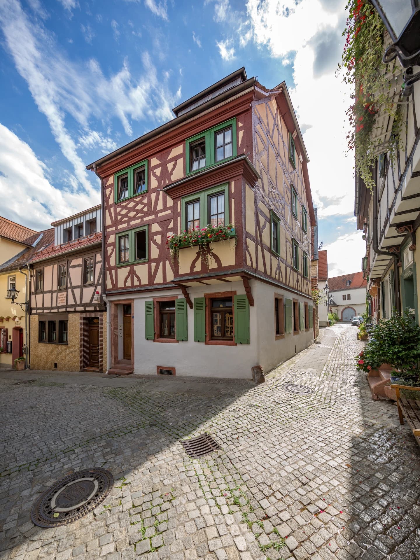 Fachwerkhaus in der Kleinen Metzgergasse in Aschaffenburg