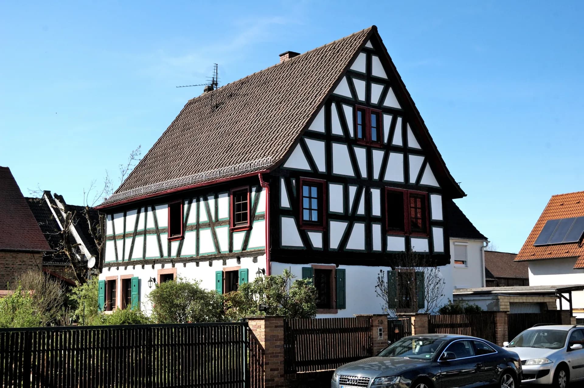 Fachwerkhaus in der Kolpingstraße in Hanau-Klein-Auheim