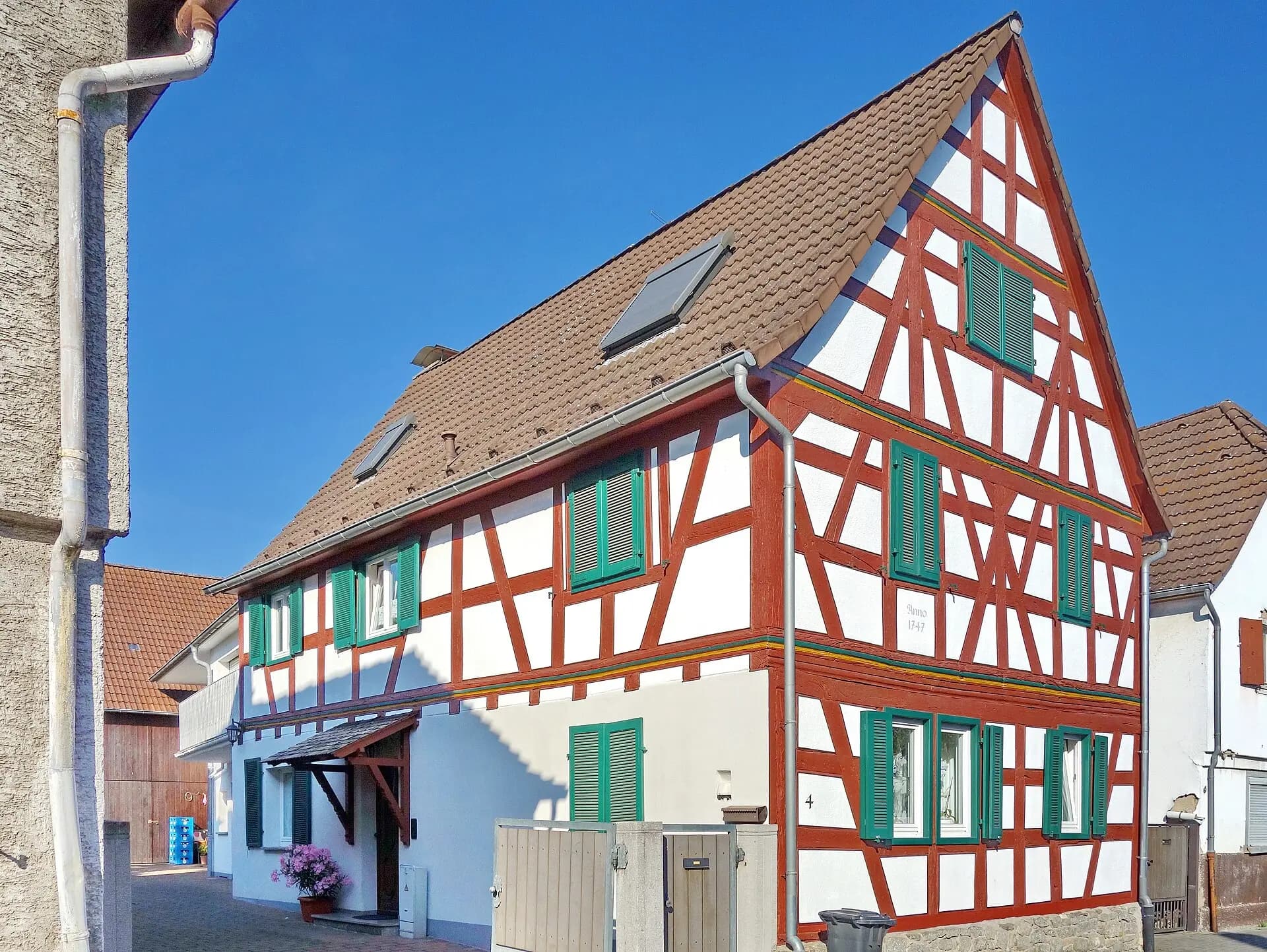 Fachwerkhaus an der Lämmerspieler Straße in Obertshausen
