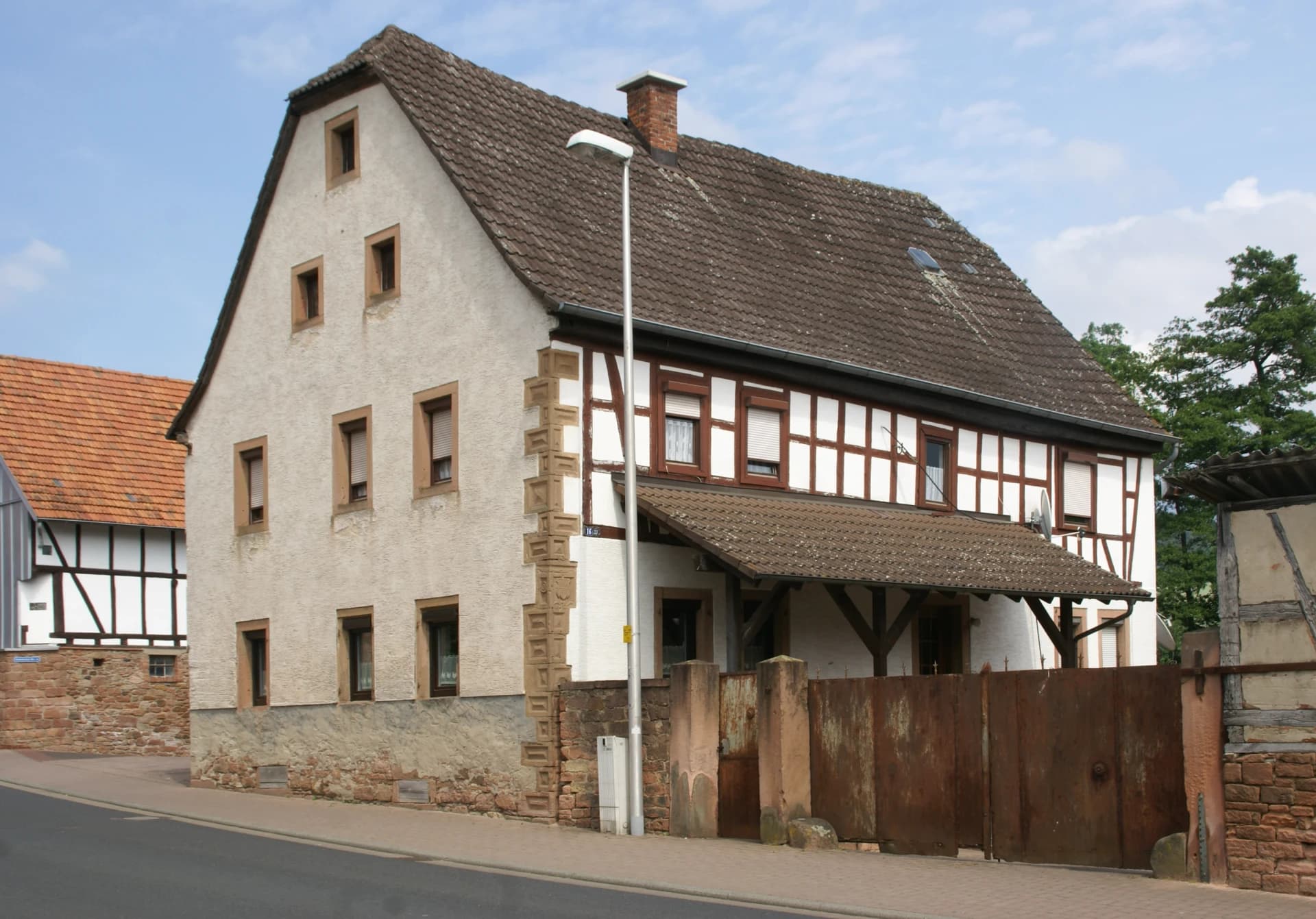 Fachwerkhaus in der Laudenbacher Straße in Schöllkrippen