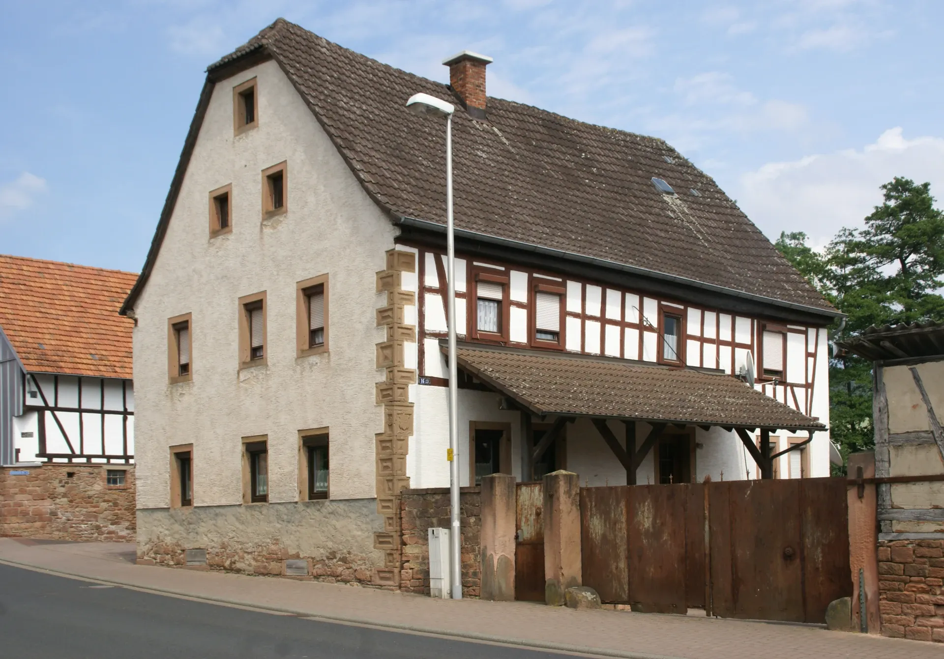 Fachwerkhaus in der Laudenbacher Straße in Schöllkrippen