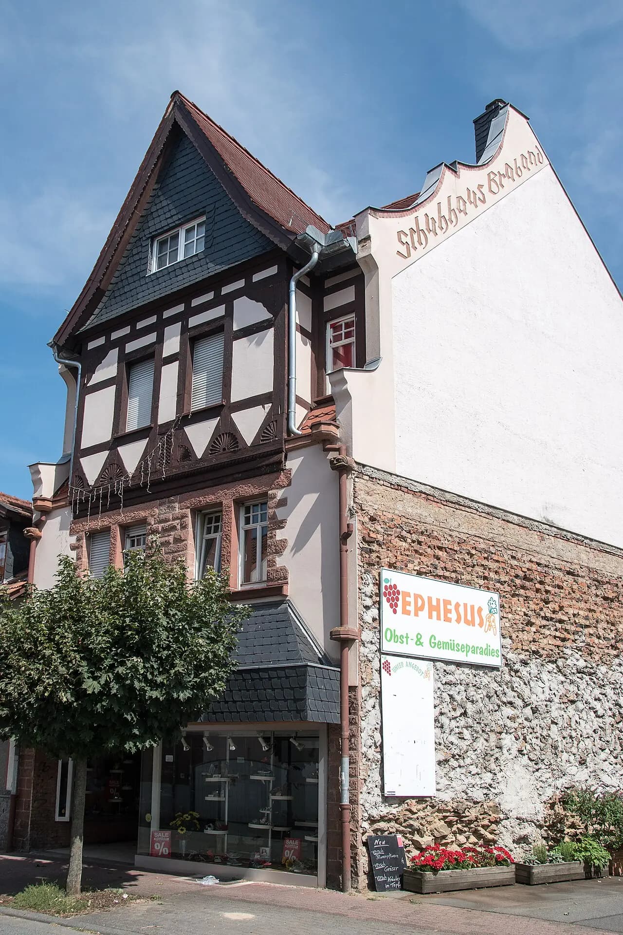 Fachwerkhaus an der Leuschnerstraße 15 in Ober-Ramstadt