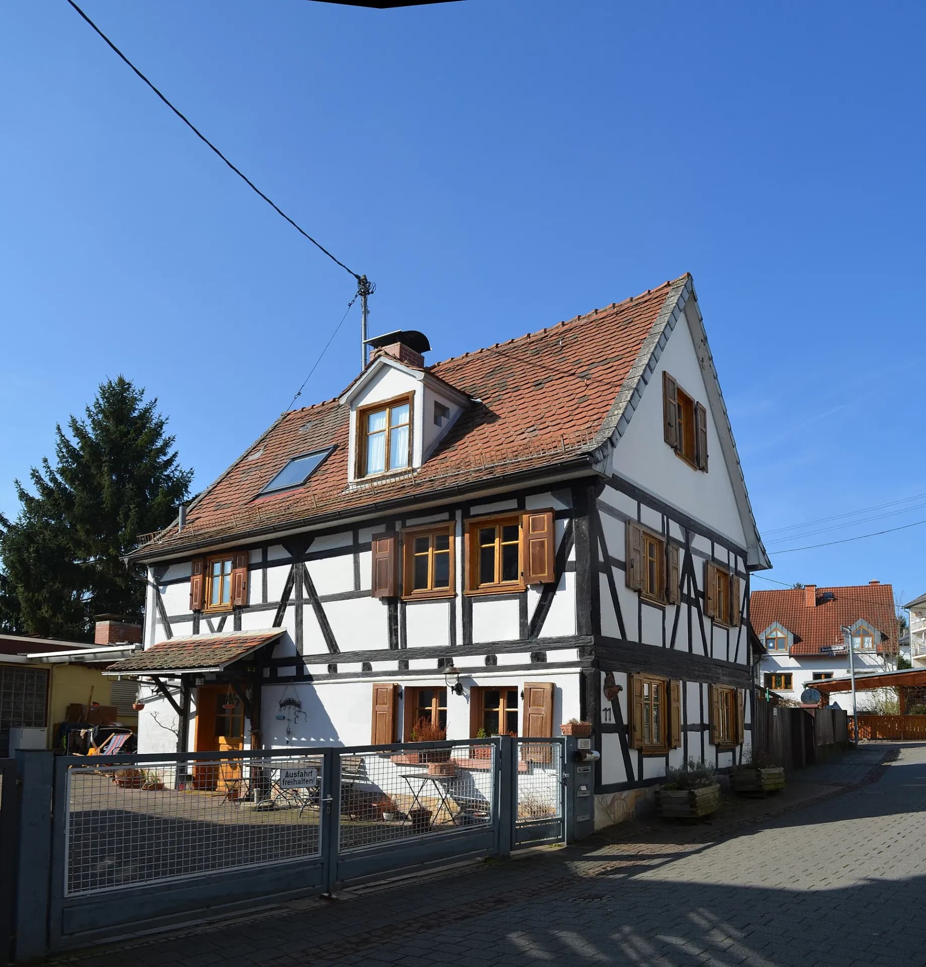 Fachwerkhaus in der Lohrgasse in Frankfurt Seckbach