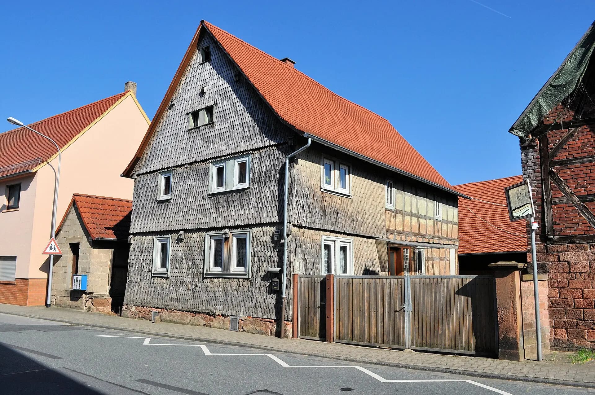 Fachwerkhaus in der Mainstraße in Hainstadt in Breuberg