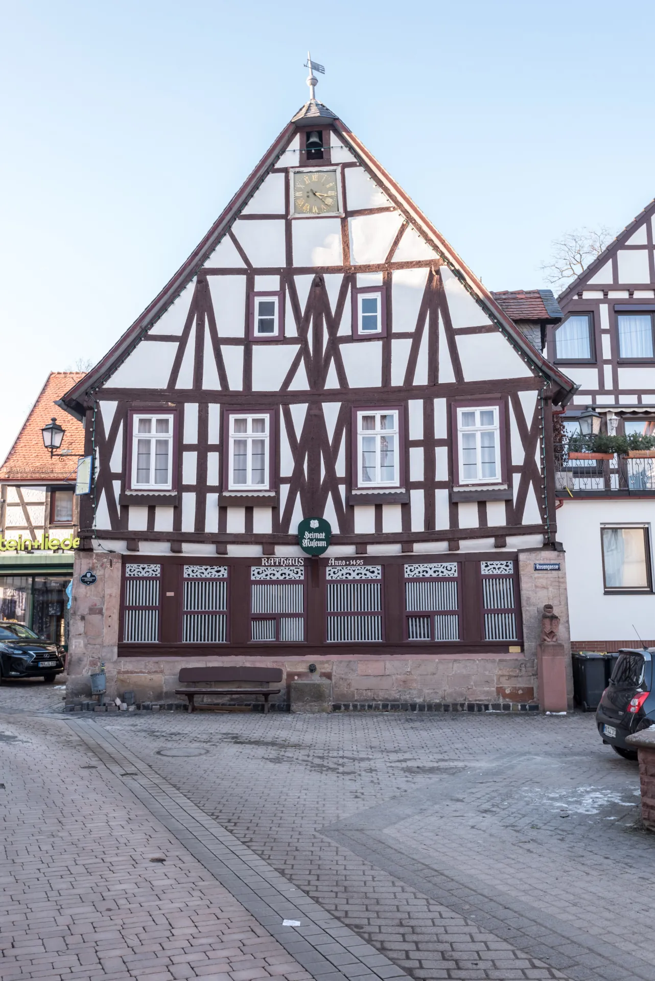 Altes Rathaus am Marktplatz in Wächtersbach