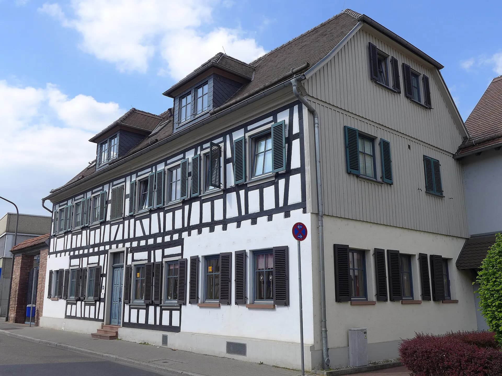 Fachwerkhaus in der Martinskirchstraße in Frankfurt Schwanheim