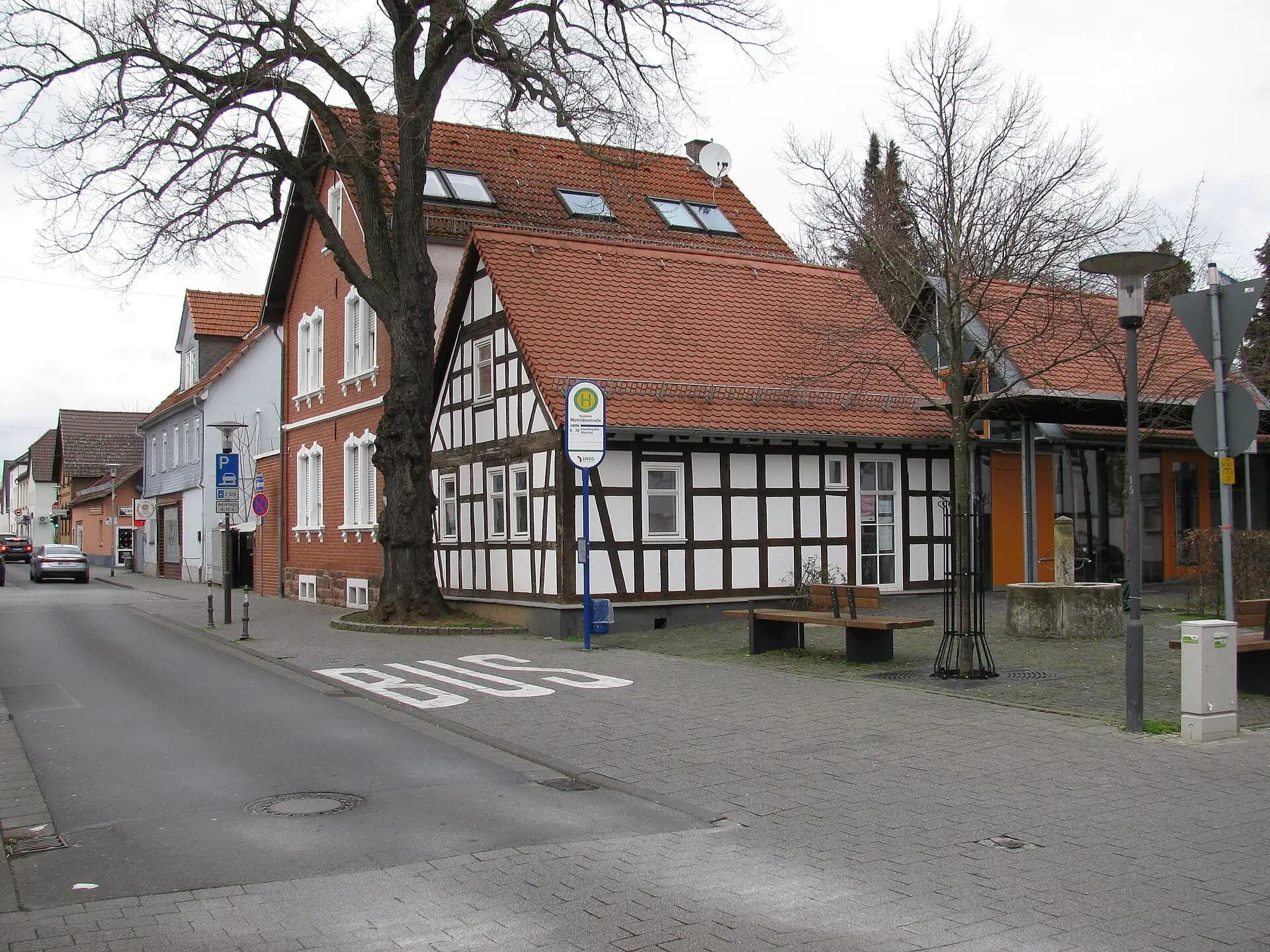 Fachwerkhaus an der Mathildenstraße in Raunheim