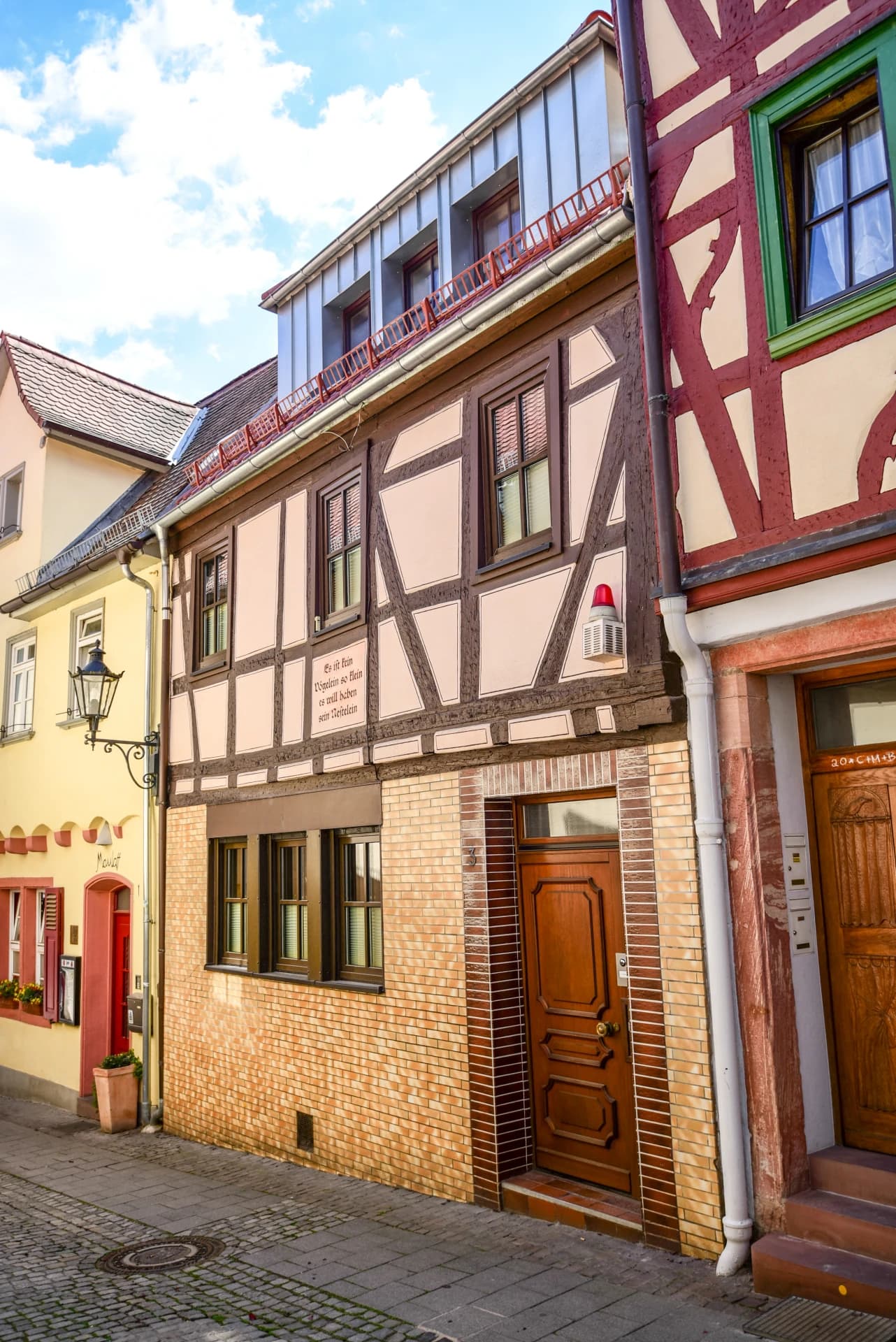 Fachwerkhaus in der Metzgergasse in Aschaffenburg