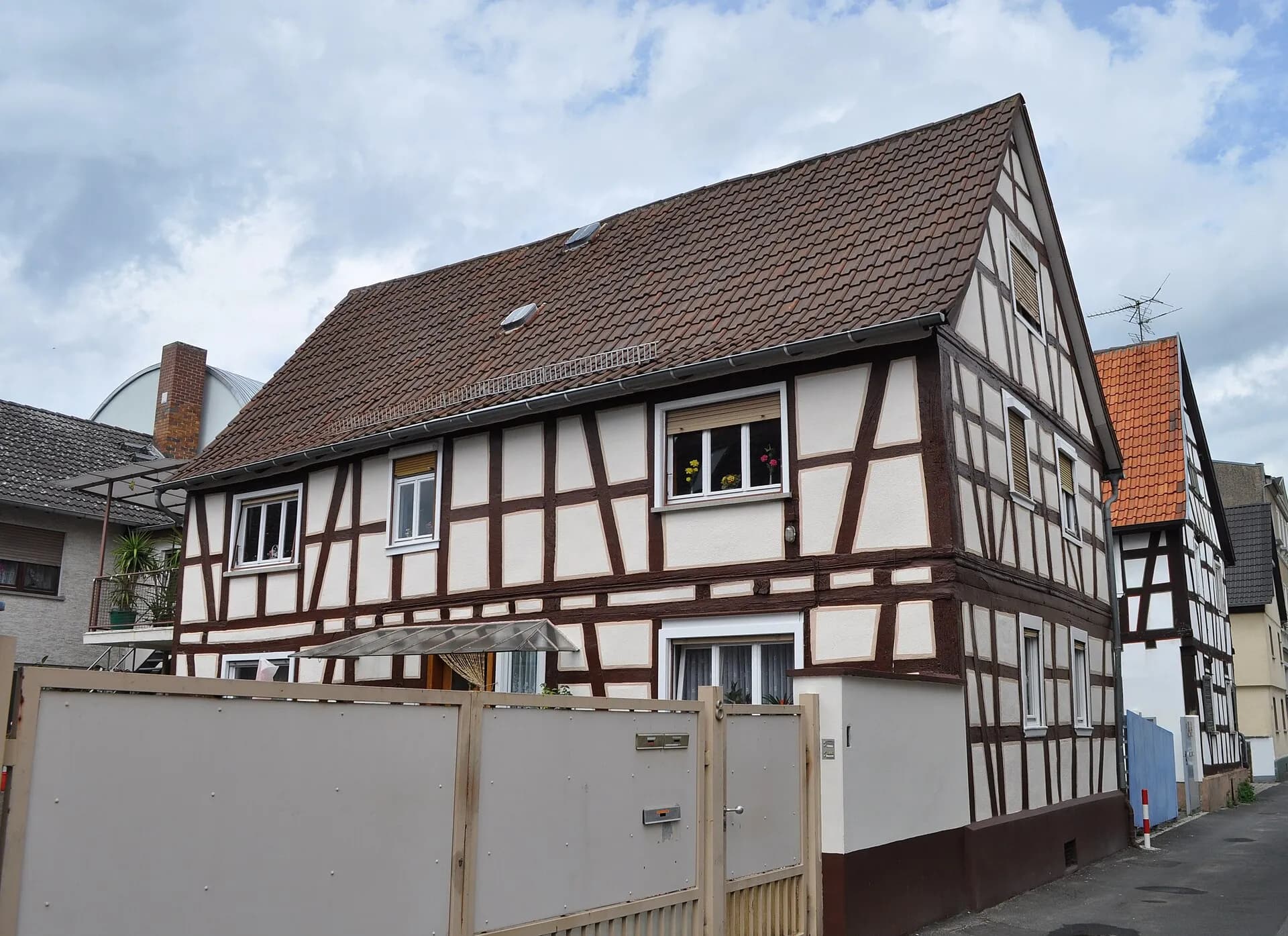 Fachwerkhaus Neugasse 8 in Offenbach-Rumpenheim