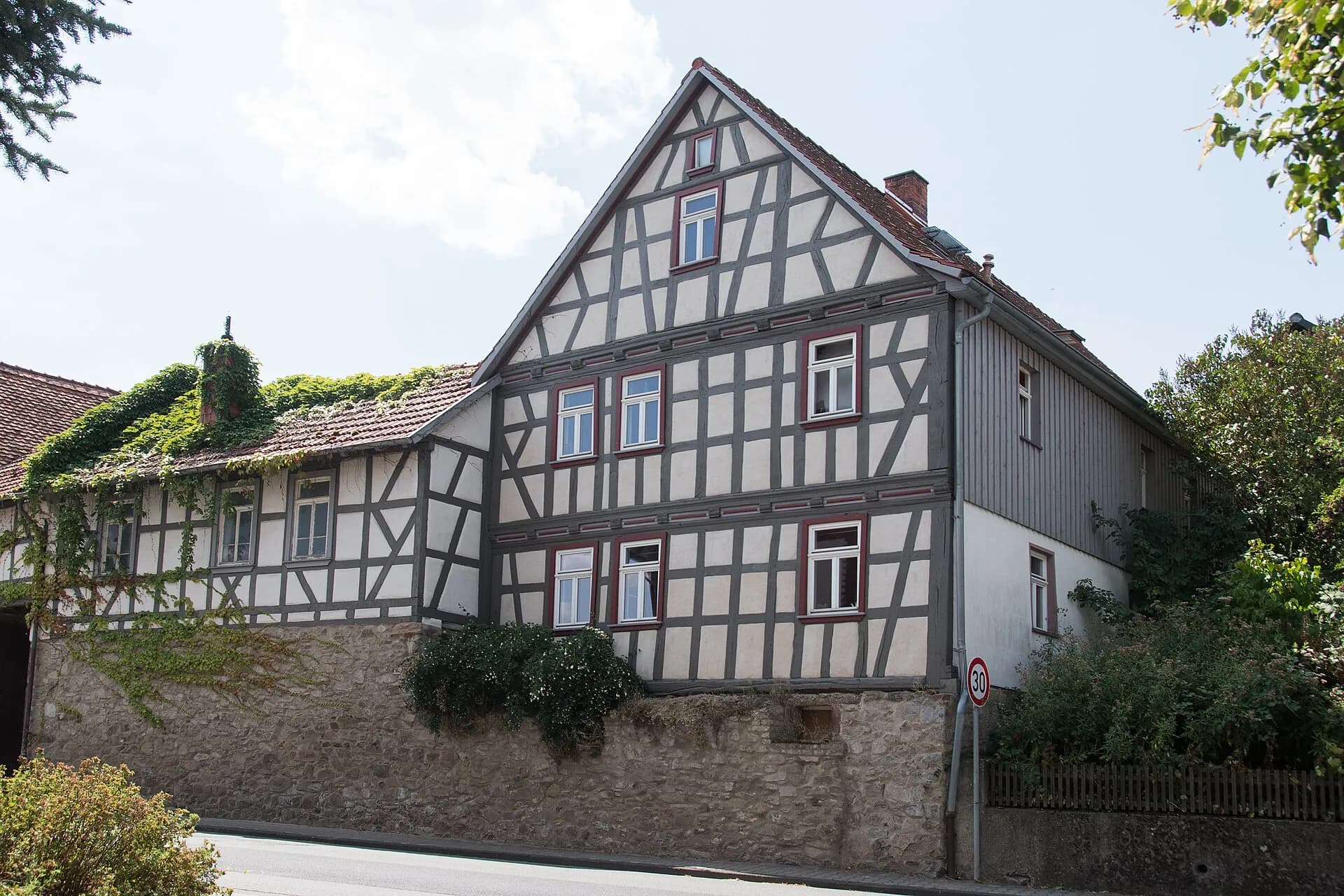 Fachwerkhaus an der Odenwaldstraße 197 in Ober-Ramstadt-Ober-Modau