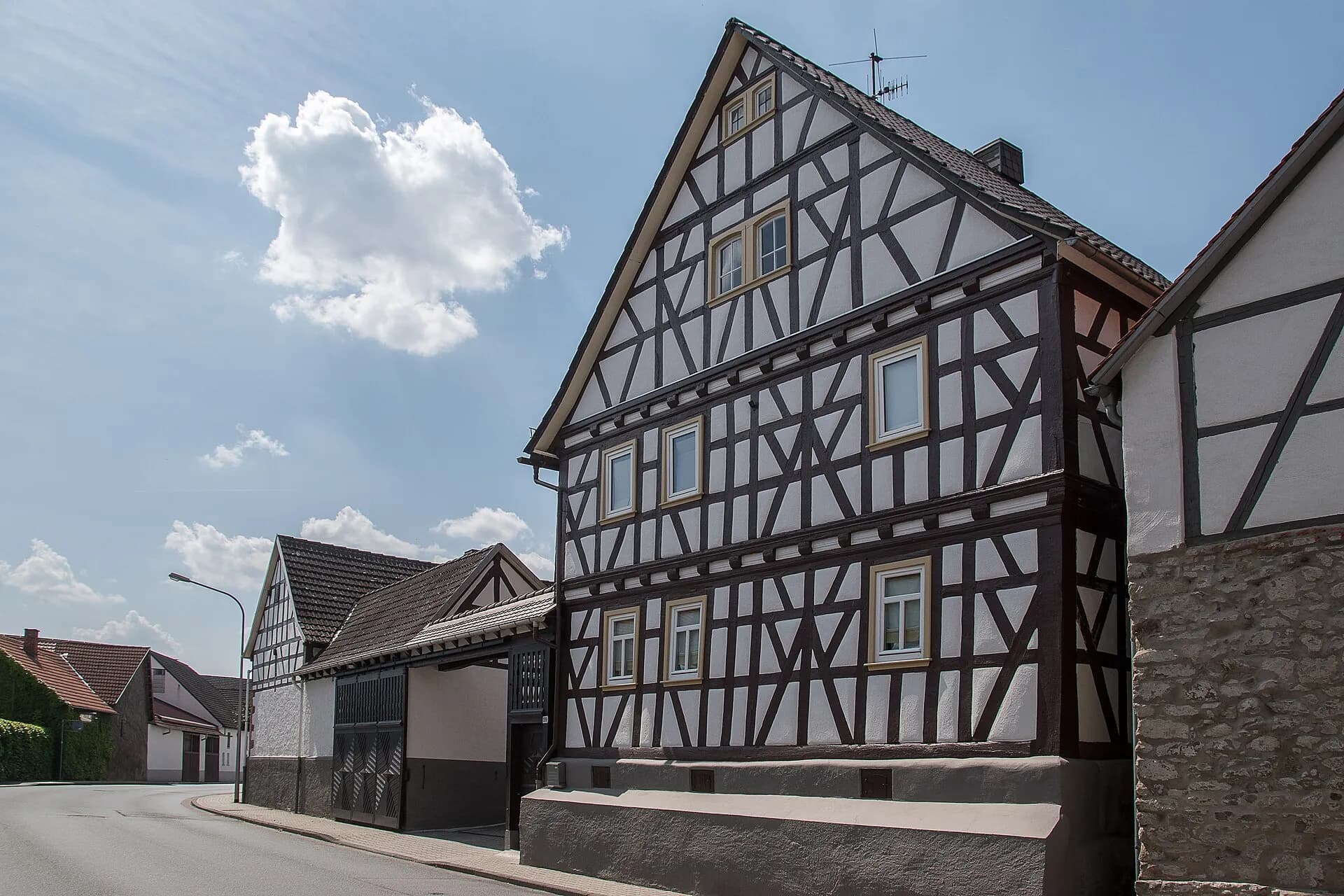 Fachwerkhaus an der Odenwaldstraße 199 in Ober-Ramstadt-Ober-Modau