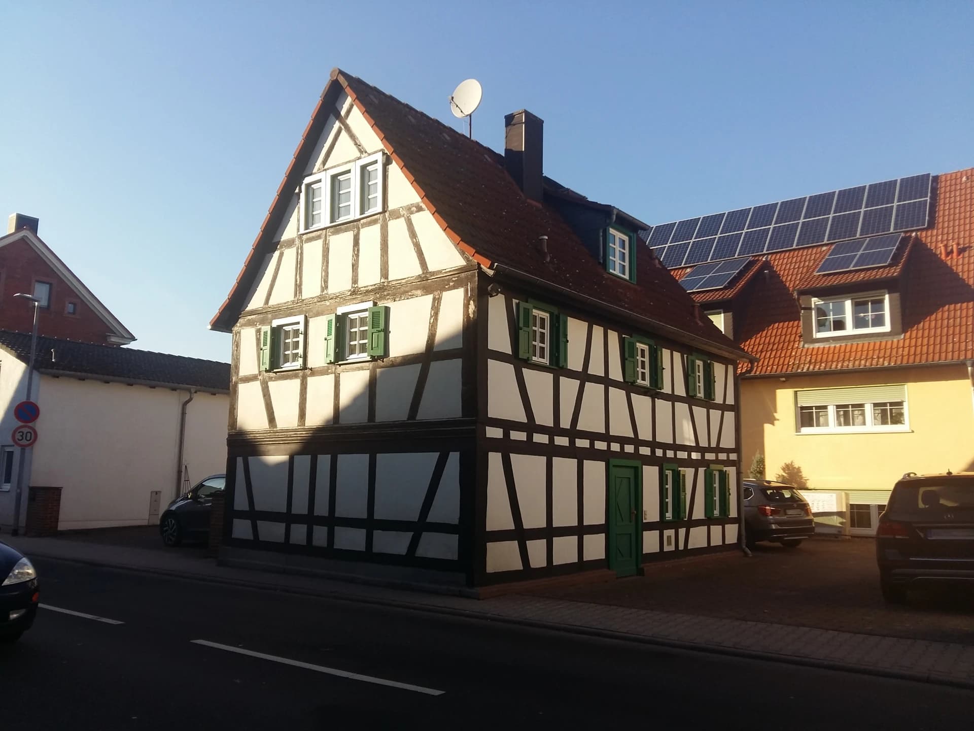 Fachwerkhaus an der Dieburger Straße in Dreieich-Offenthal